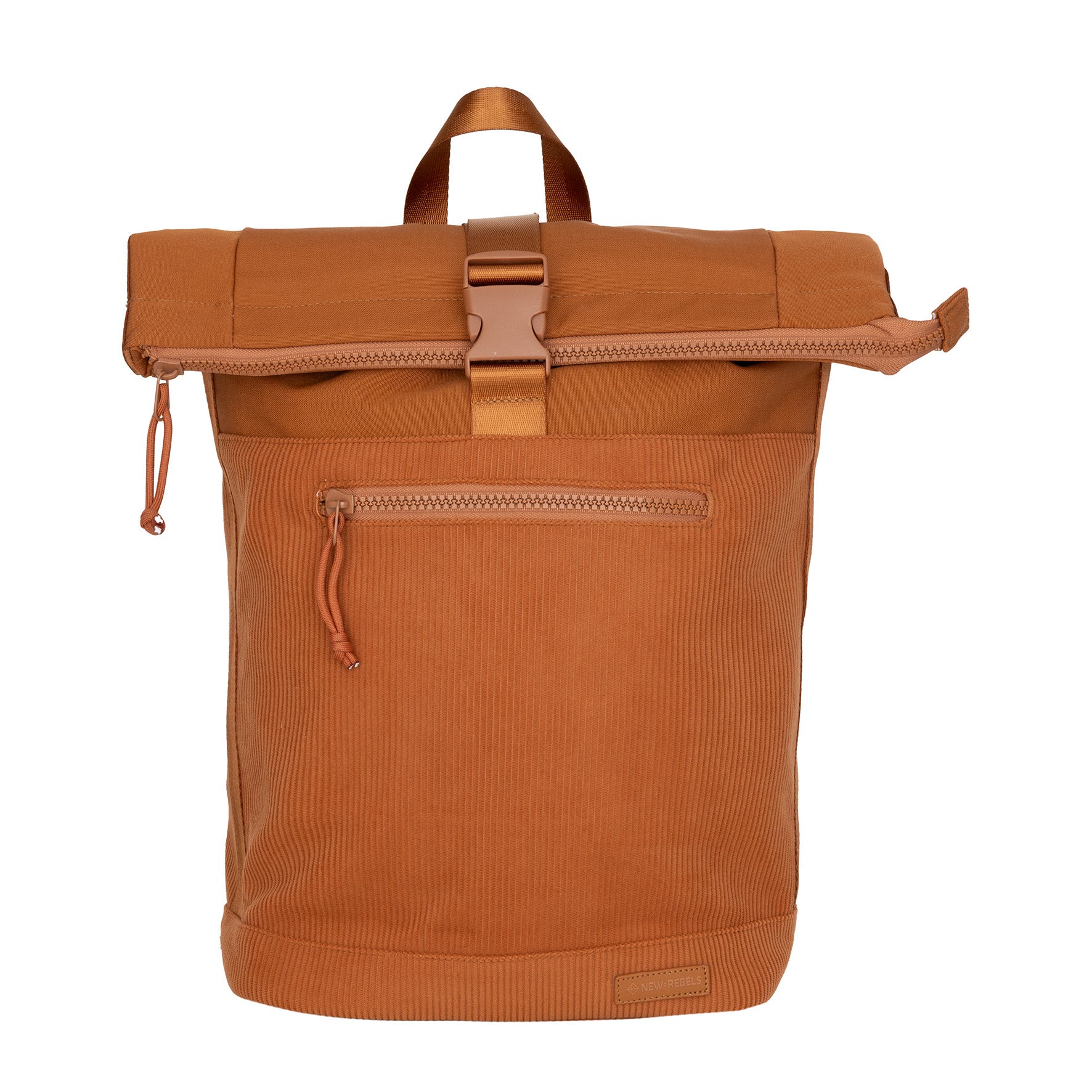 Ribbi - Rollrucksack 'New York' Coffee Brown 17–21L