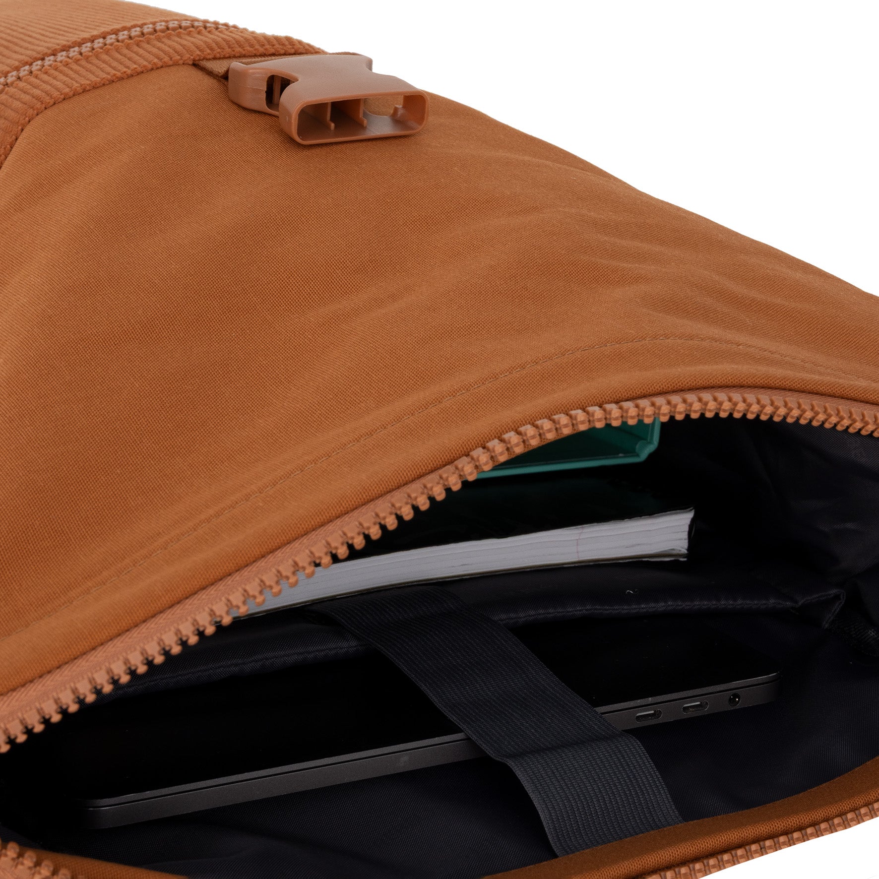 Ribbi - Rollrucksack 'New York' Coffee Brown 17–21L