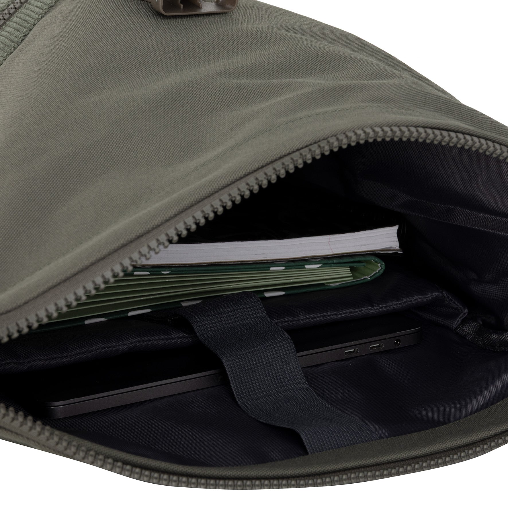 Ribbi - Rollrucksack 'New York' Sage Green 17–21L