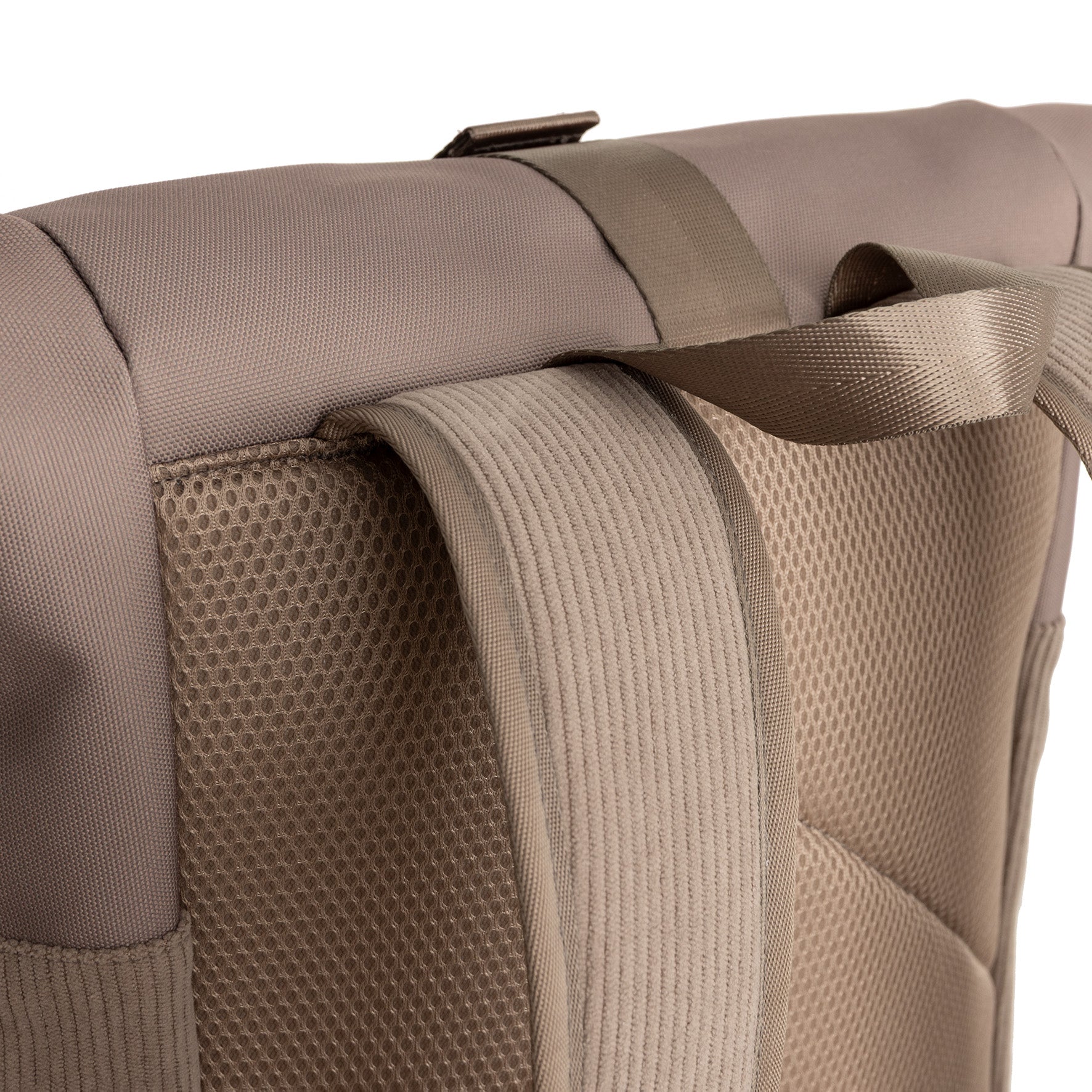 Ribbi - Rollrucksack 'New York' Taupe 17–21L