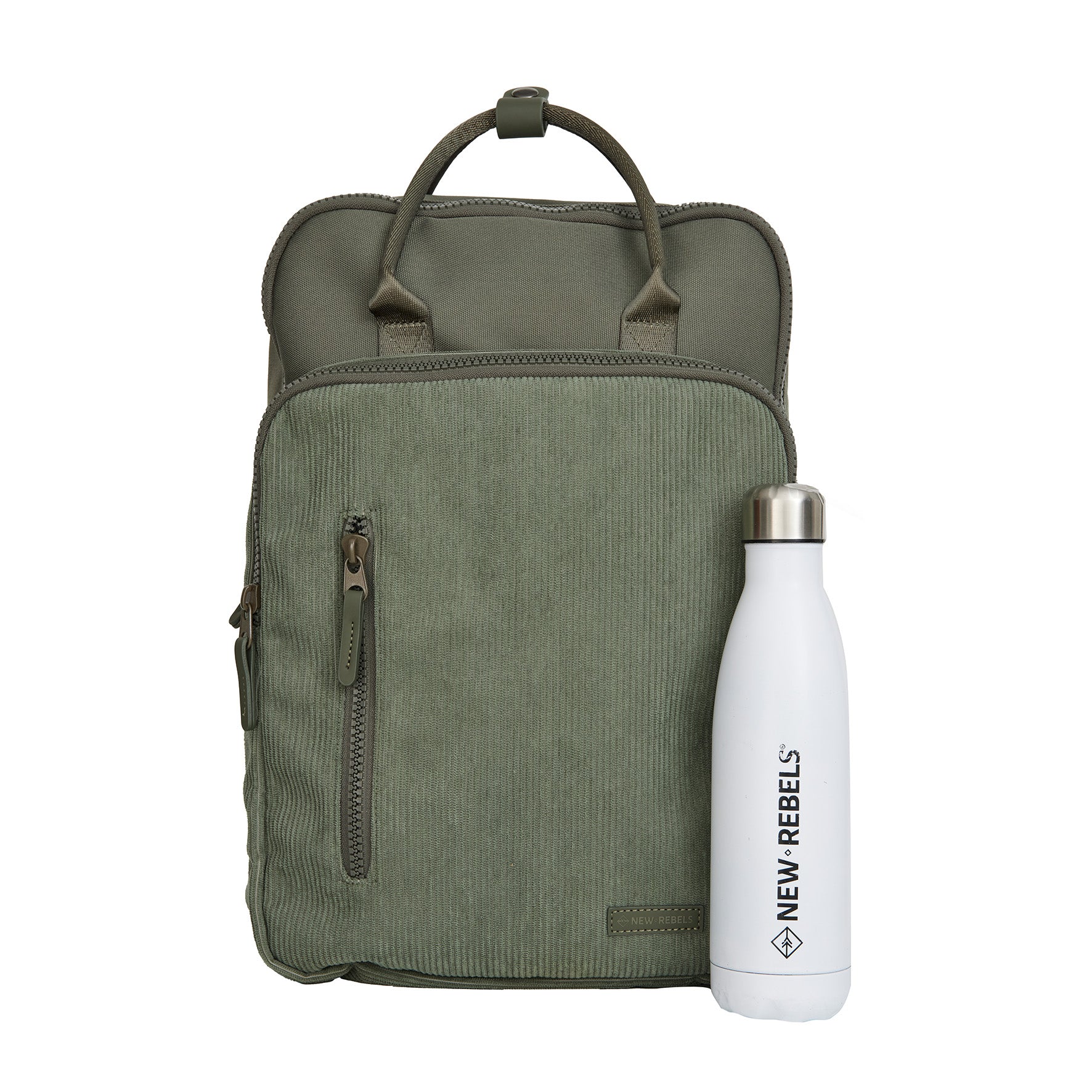 Ribbi - Laptoprucksack 'Milwaukee' Sage Green 18L