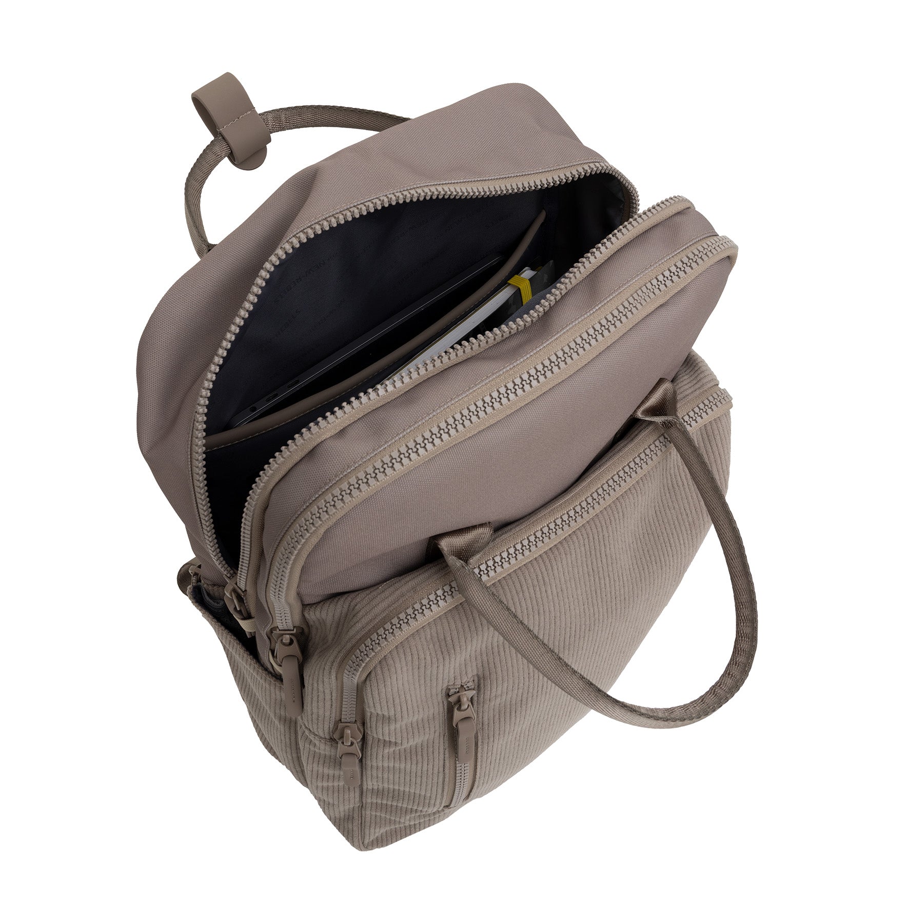 Ribbi – Laptoprucksack 'Milwaukee' Taupe 18L