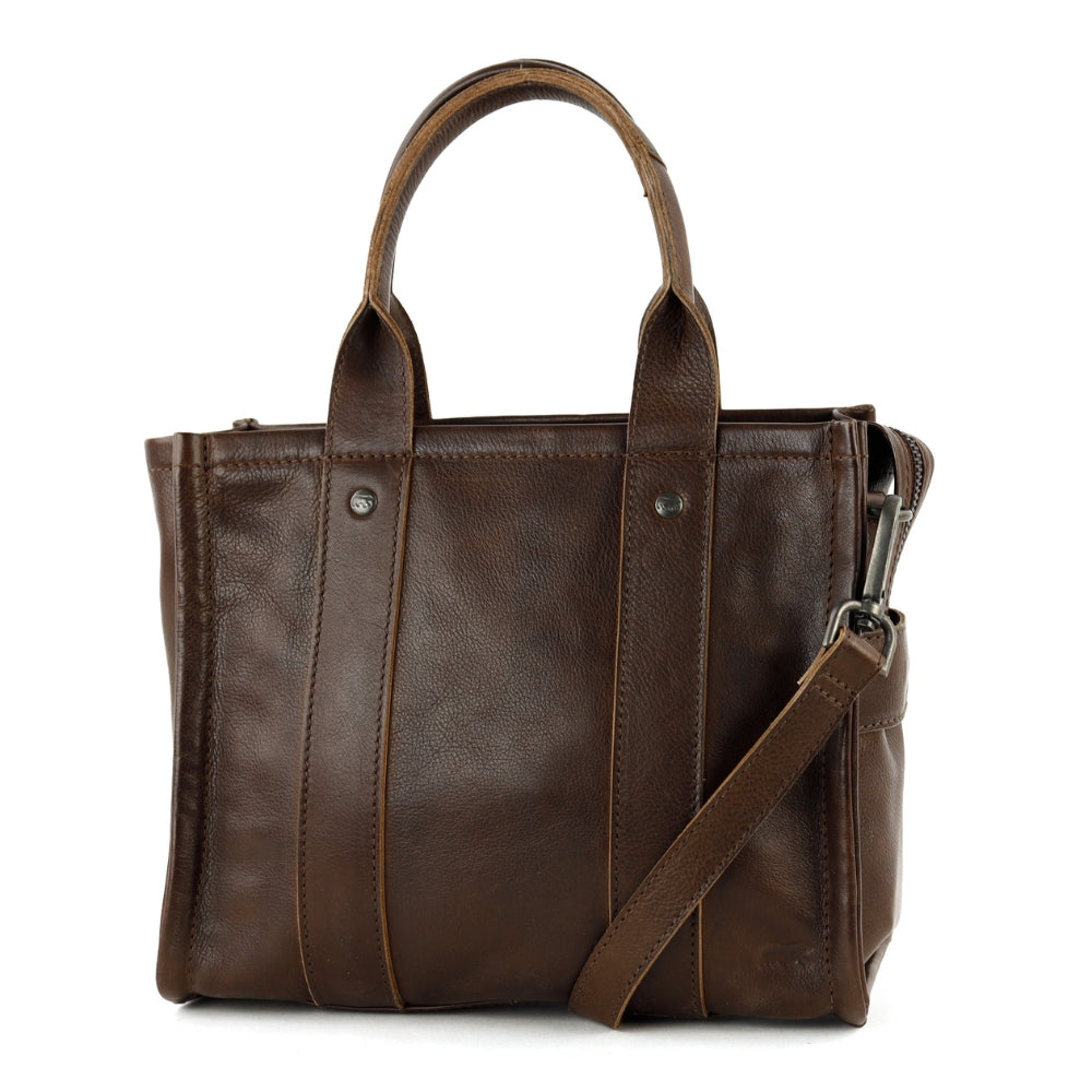 Mini Tote Bag 'Pepe' S Dunkelbraun