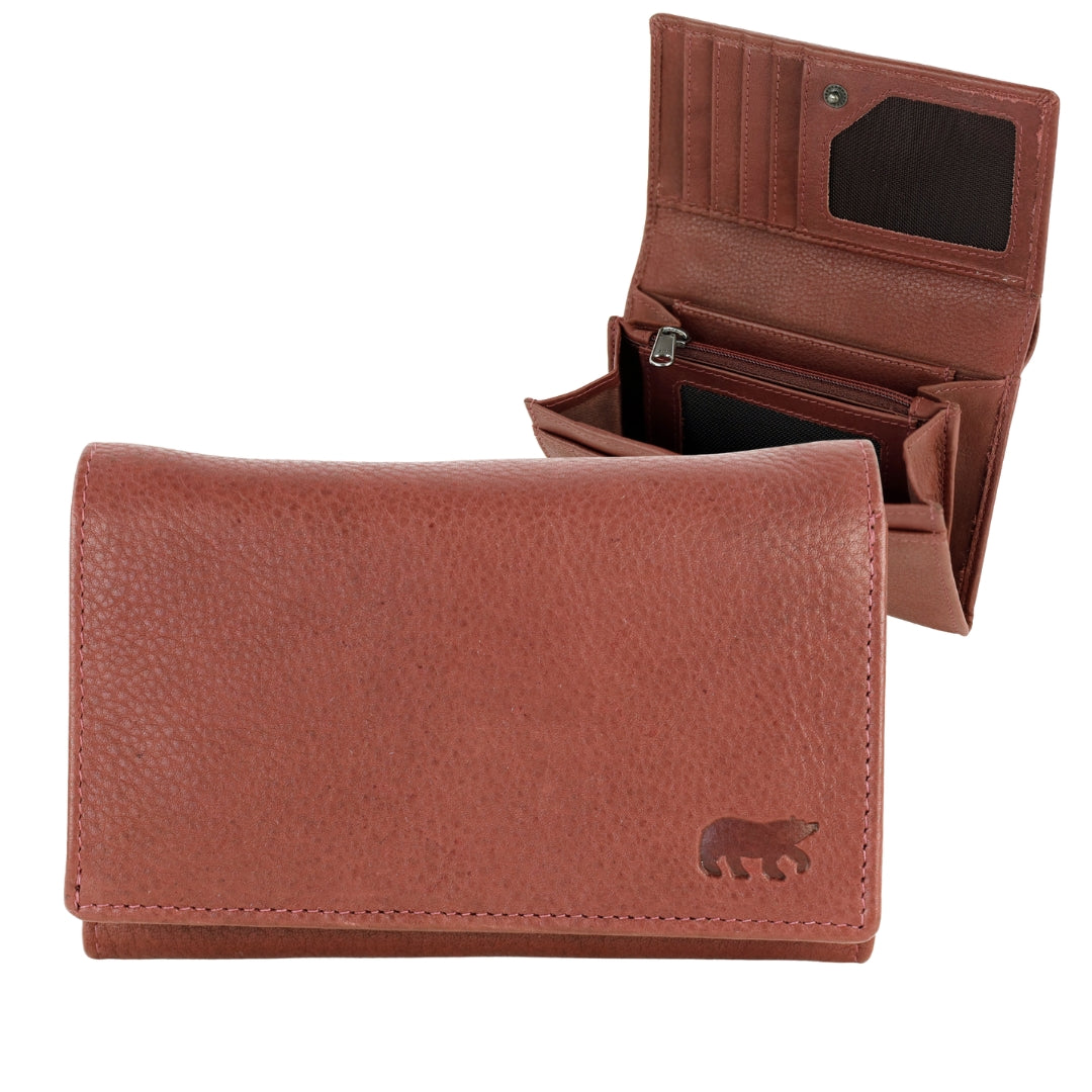 Geldbörse mit Überschlag 'Sweety' Bordeaux