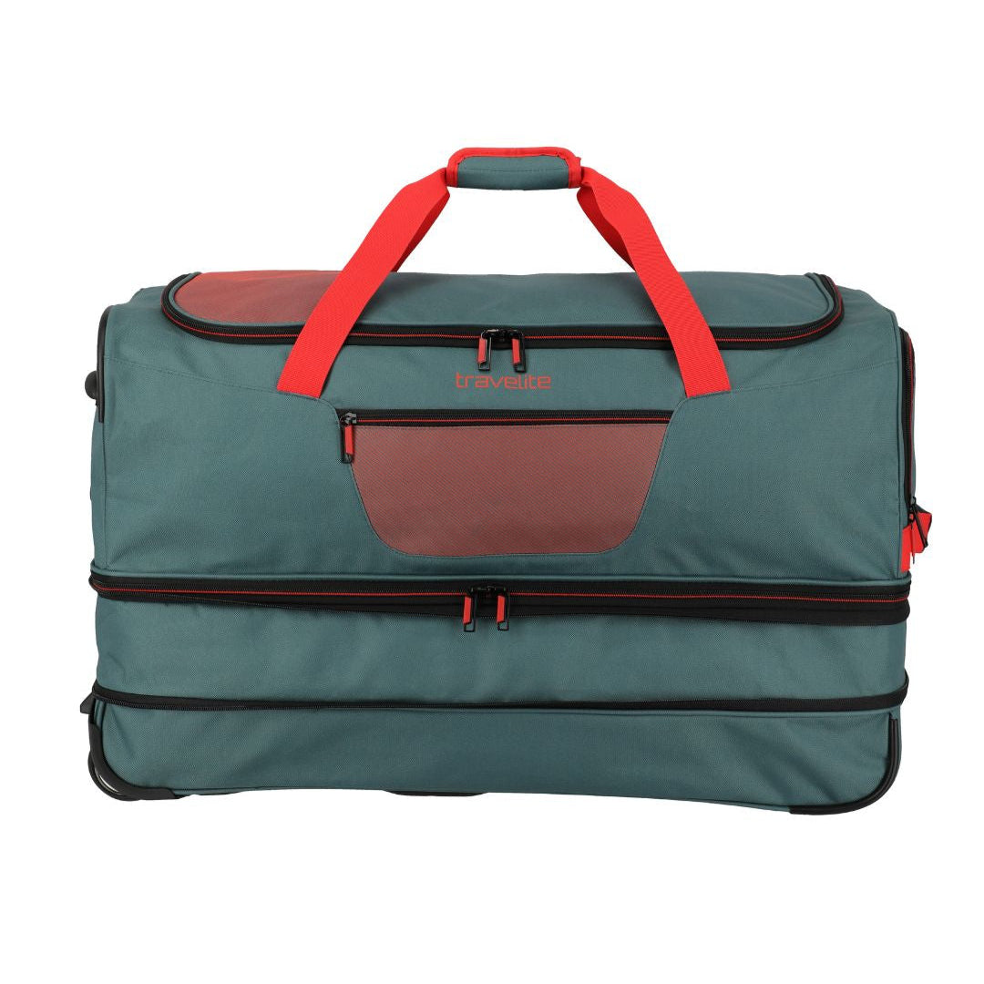Basics Wheeled Duffle L Exp. green/orange