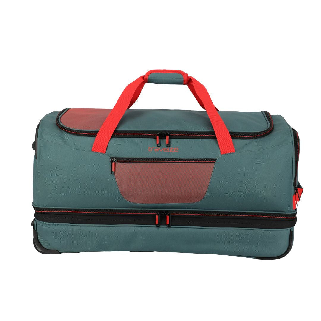 Basics Wheeled Duffle L Exp. green/orange