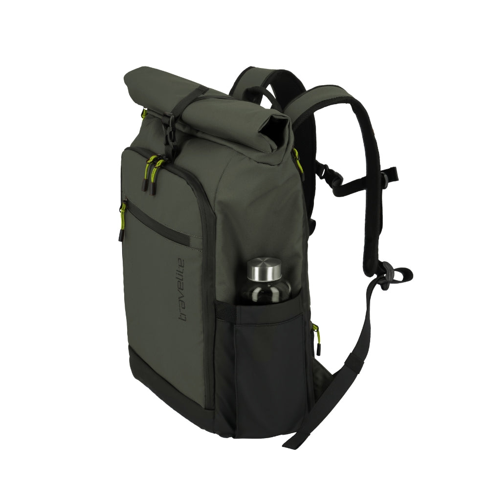 Briize - Wasserabweisender Rollup Rucksack M 15.6” khaki