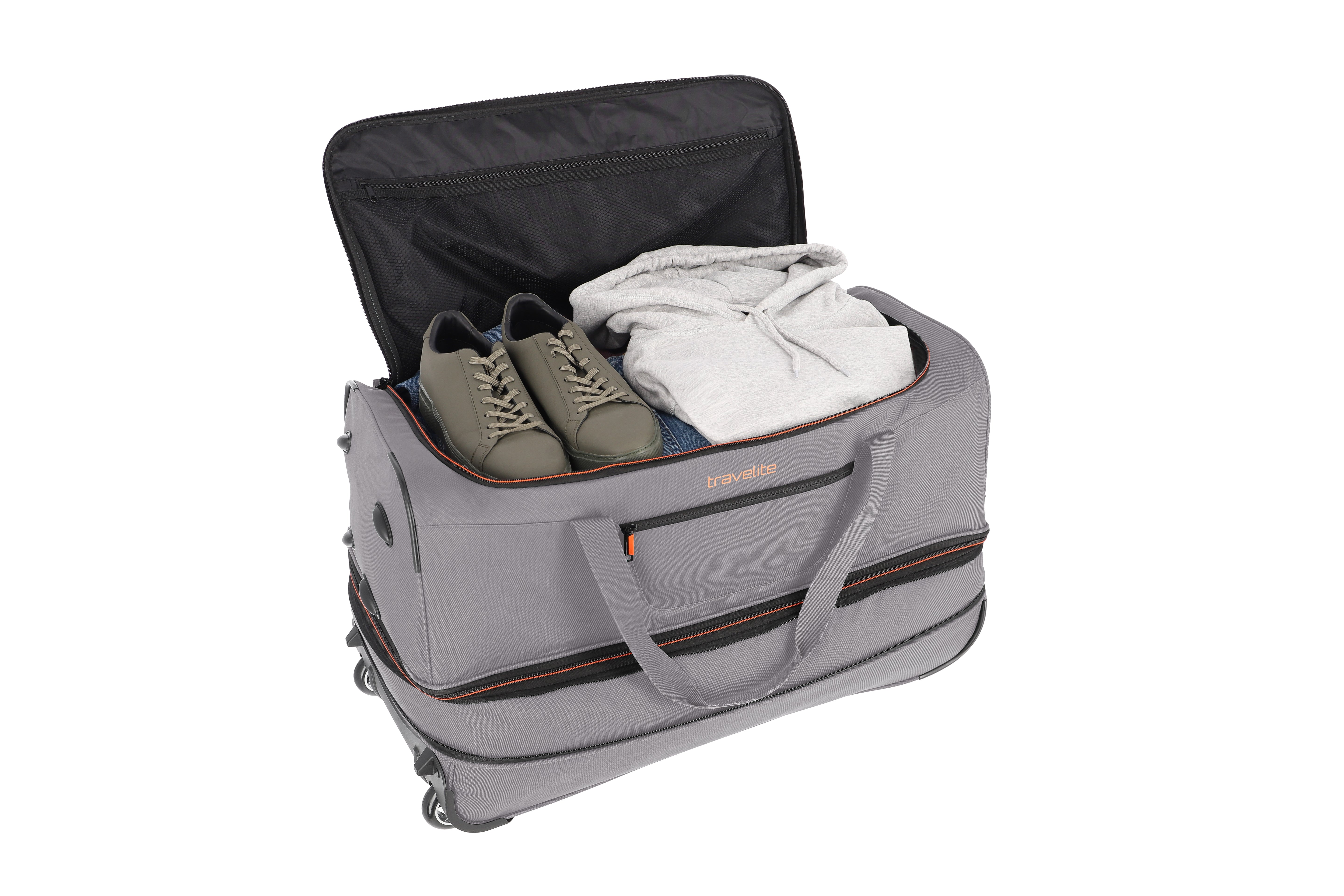 Basics Wheeled Duffle L Exp. grey