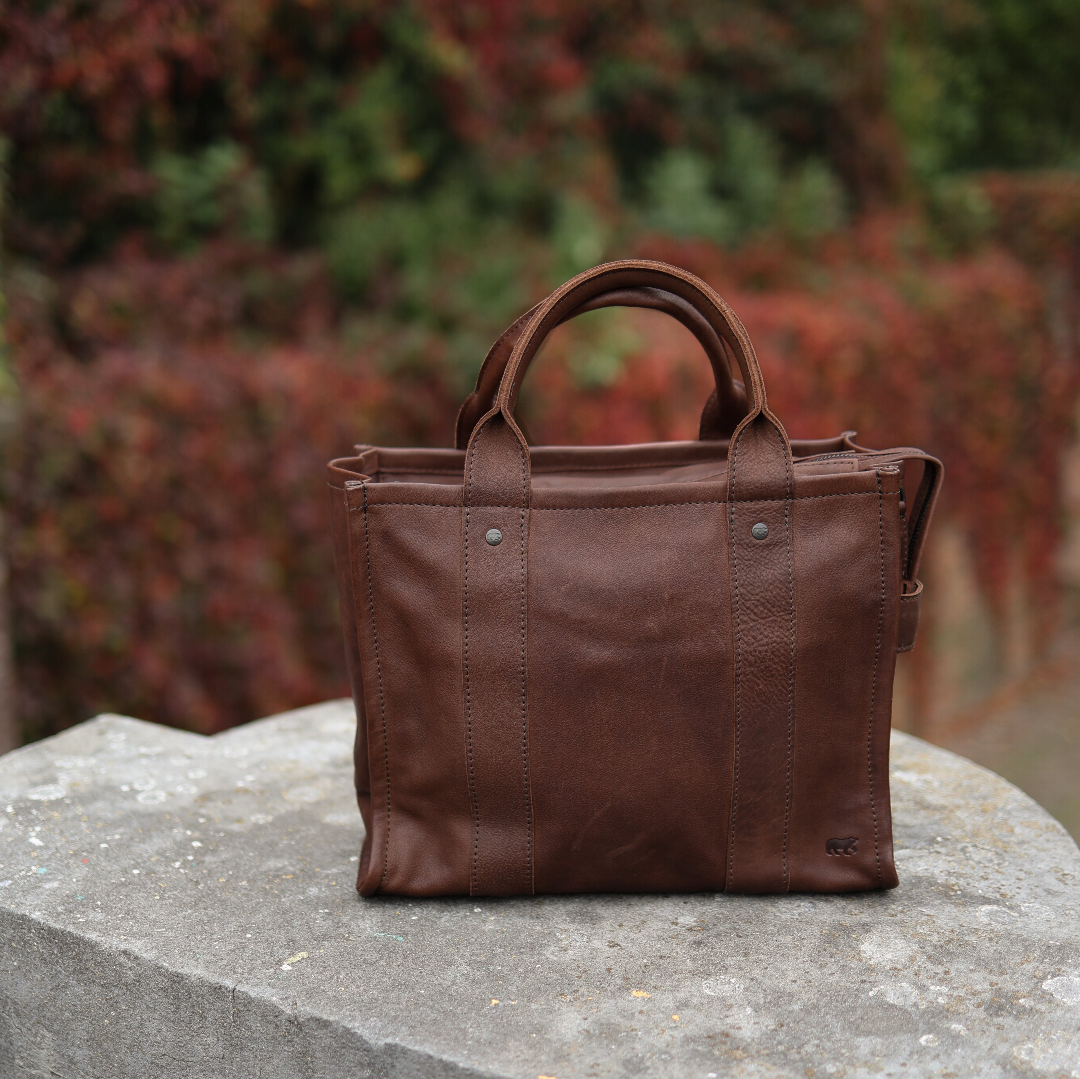 Tote Bag 'Pepe' L Dunkelbraun