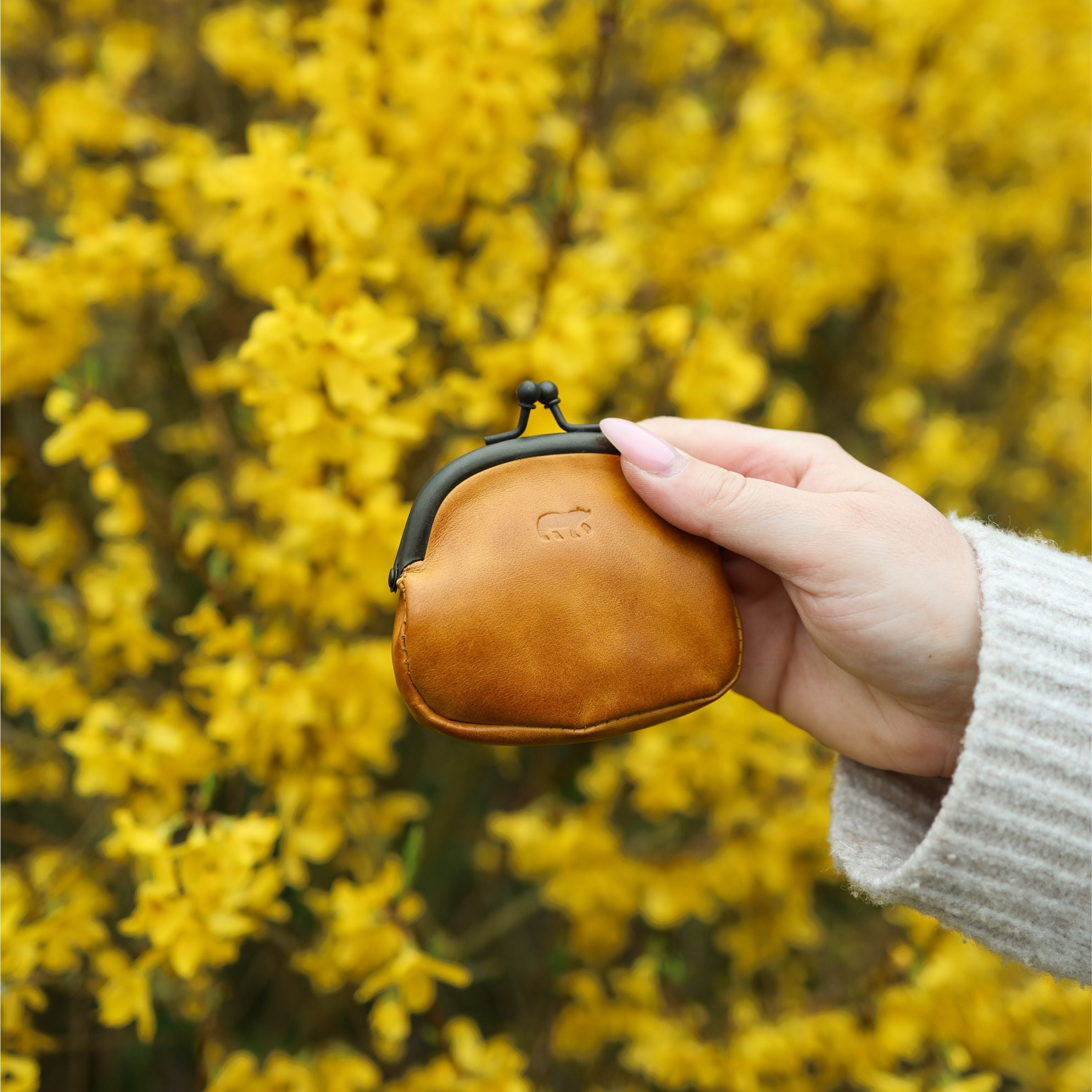 Bügelgeldbörse 'Lily' Gelb