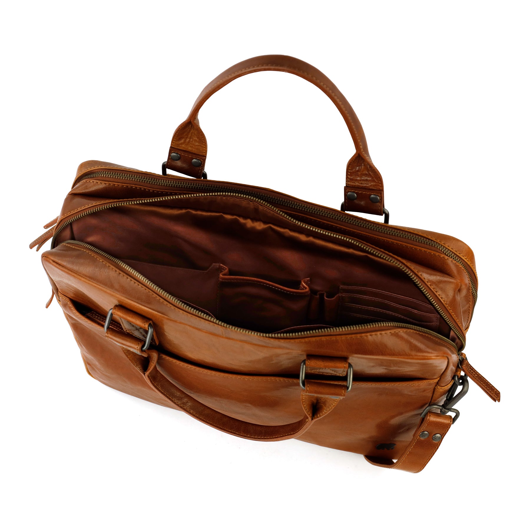 Laptoptasche 15.6” 'Leandro' Andorra Cognac