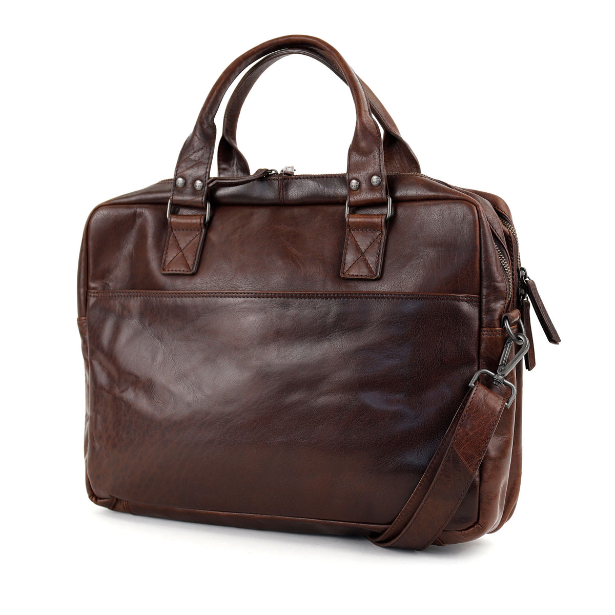 Laptoptas 15.6” 'Leandro' Andorra donkerbruin