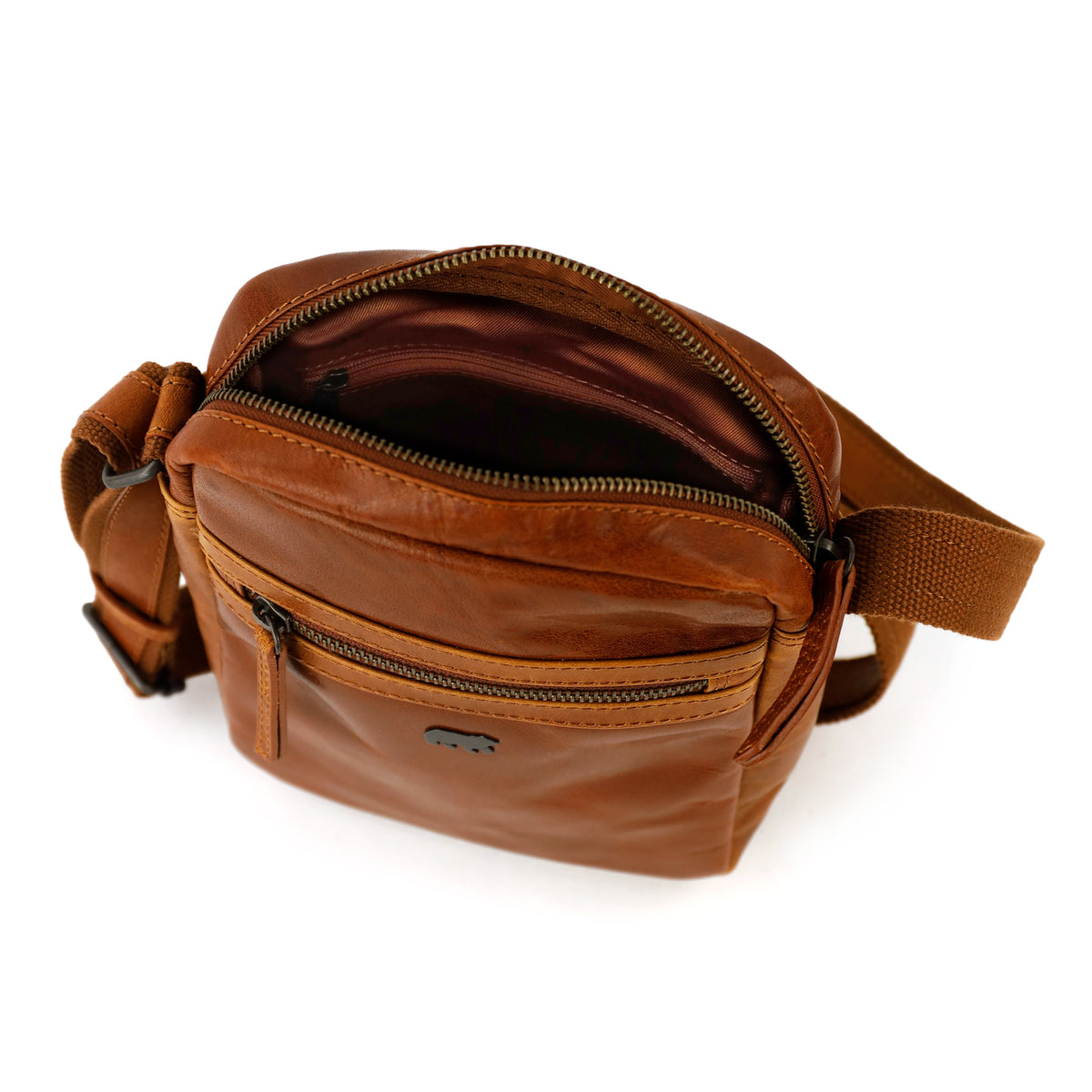 Umhängetasche 'Tobias' Cognac - AD 43104