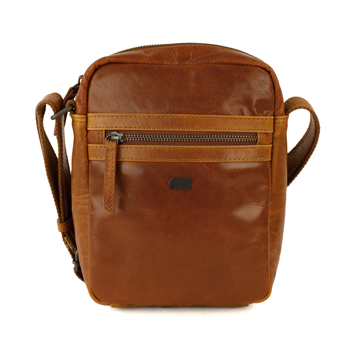 Umhängetasche 'Tobias' Cognac - AD 43104