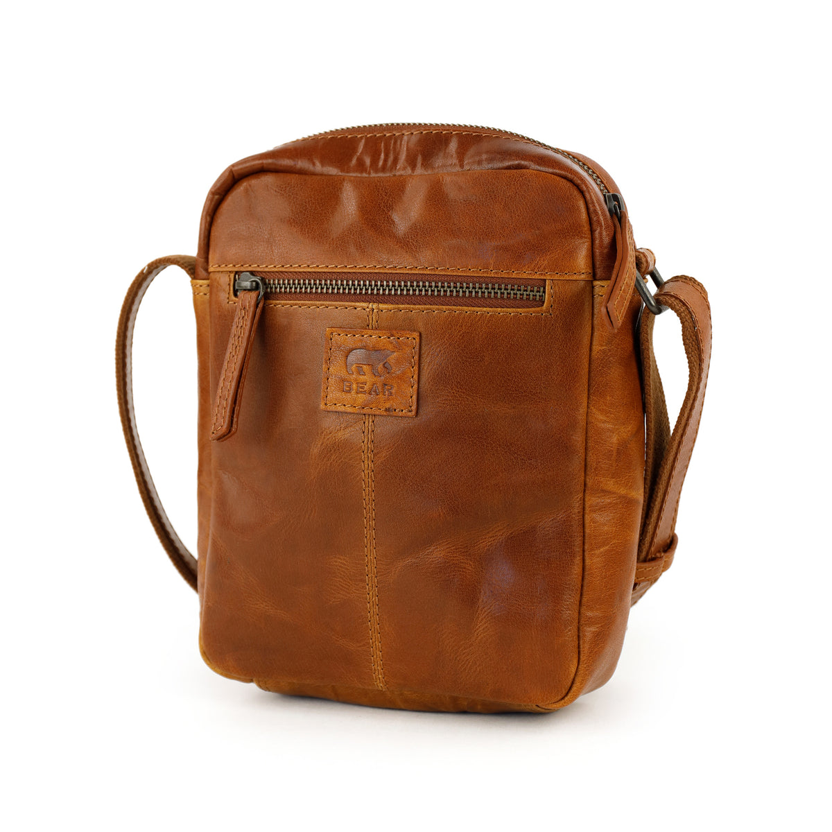 Umhängetasche 'Tobias' Cognac - AD 43104