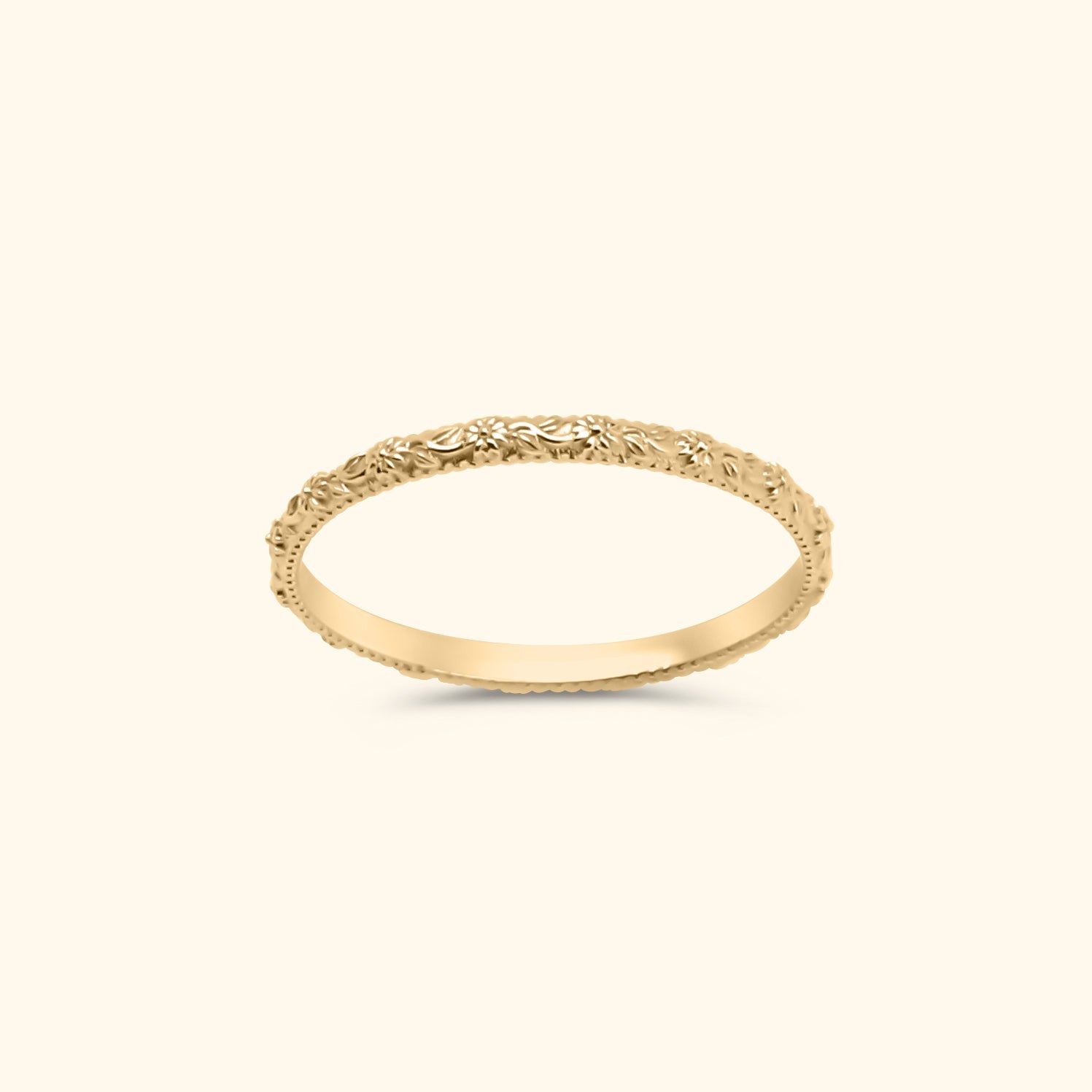 Aya Flower Stacking ring