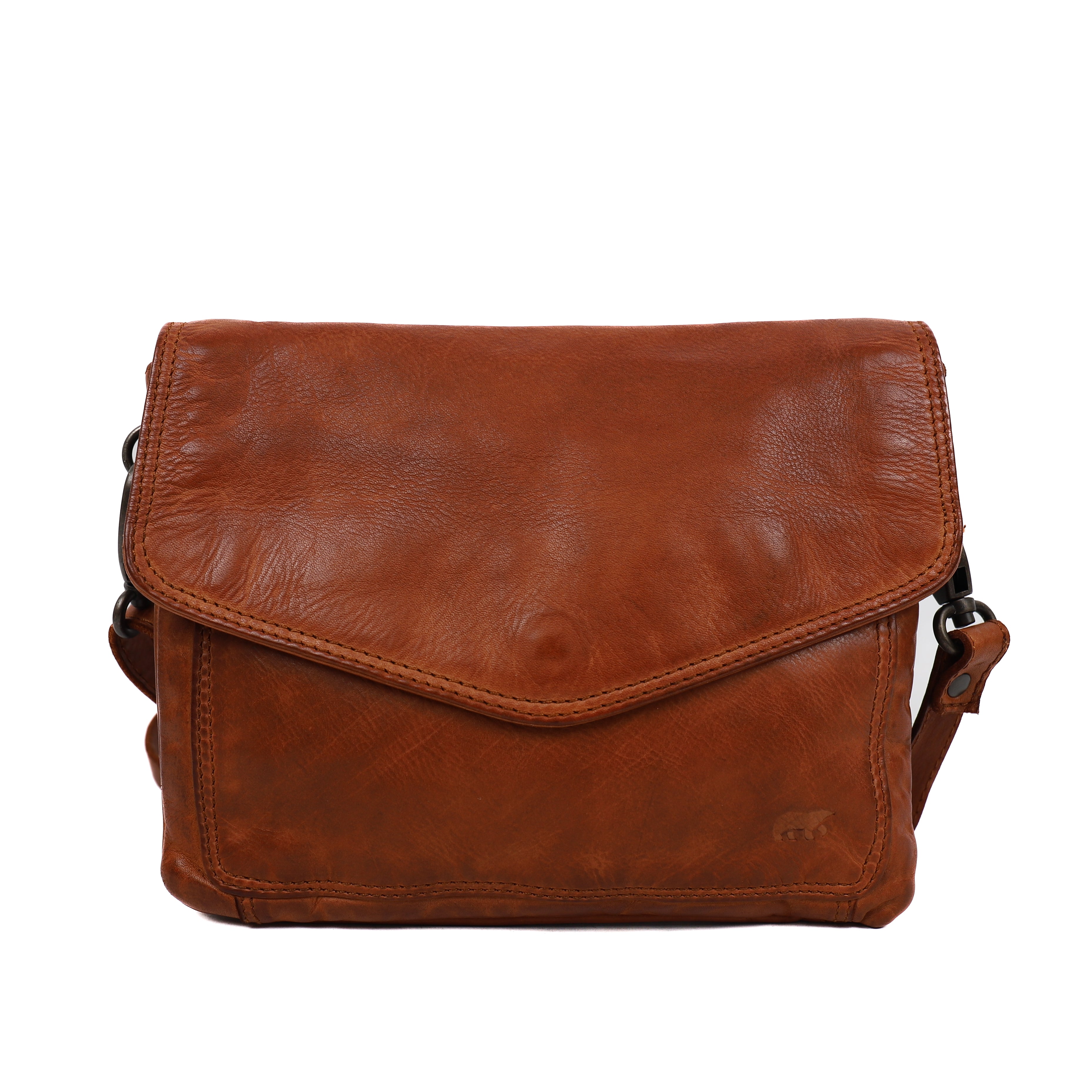 Umschlagtasche 'Femke' Cognac