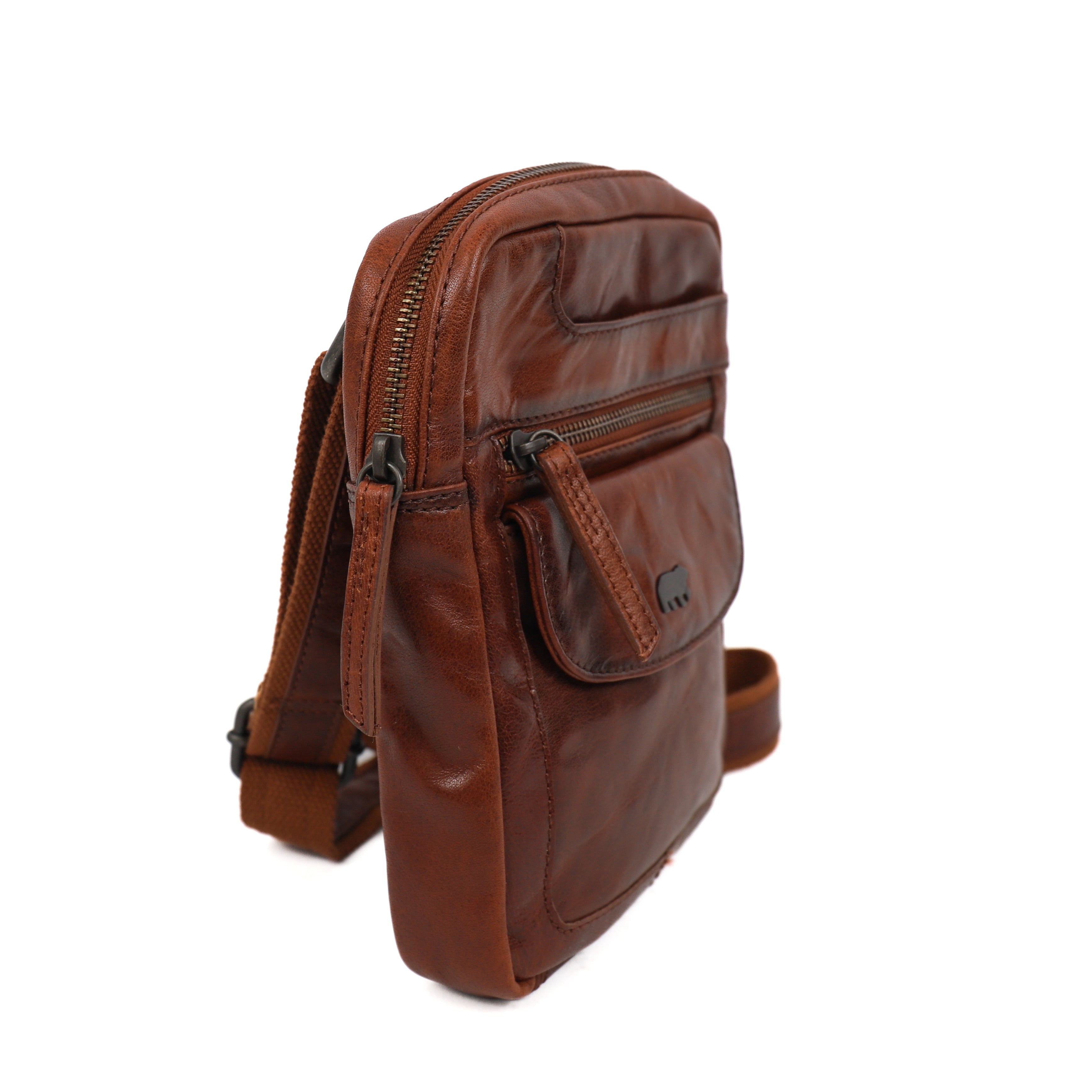 Crossbody Tasche/Umhängetasche 'Mitchell' Cognac