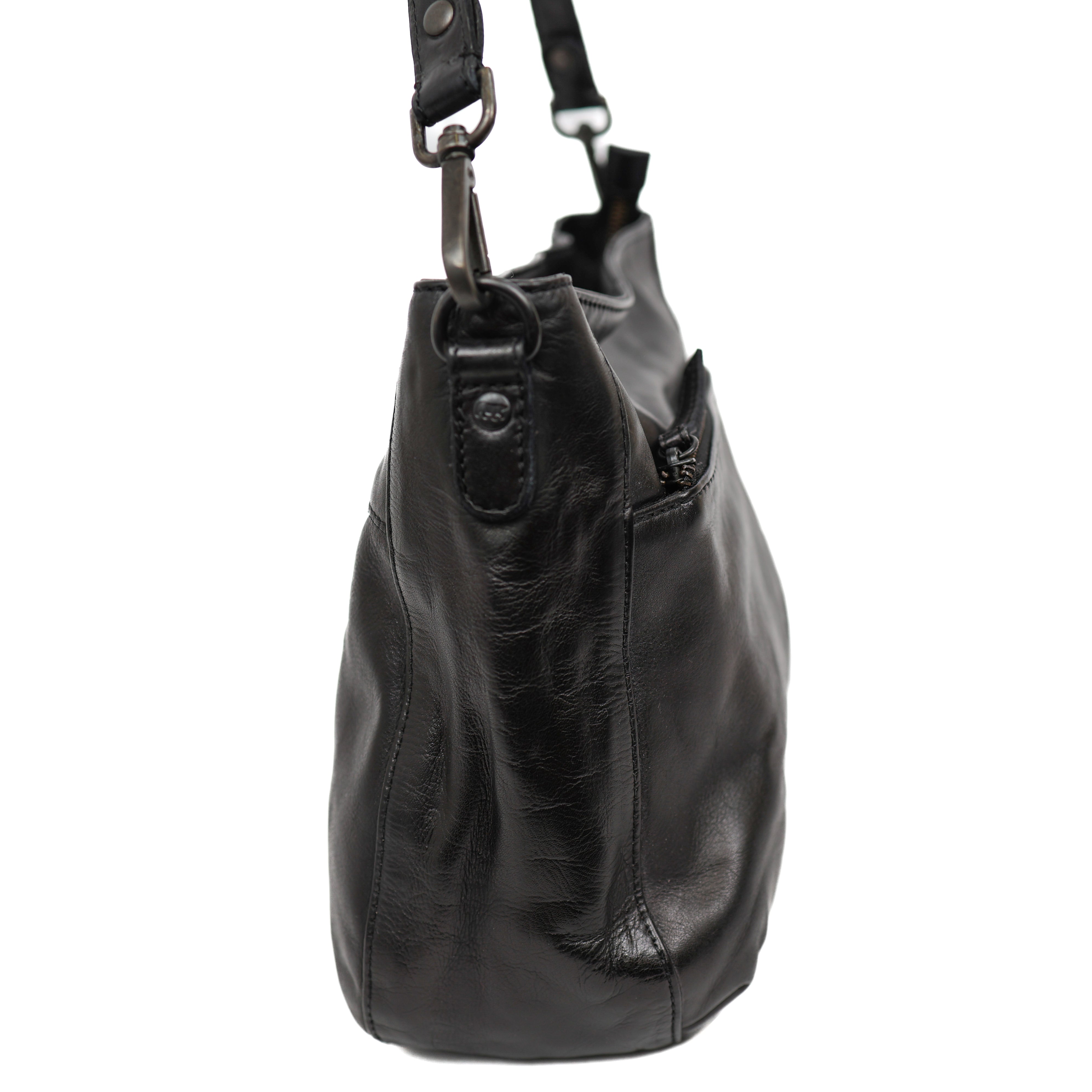 Hand-/Umhängetasche 'Jade' Schwarz