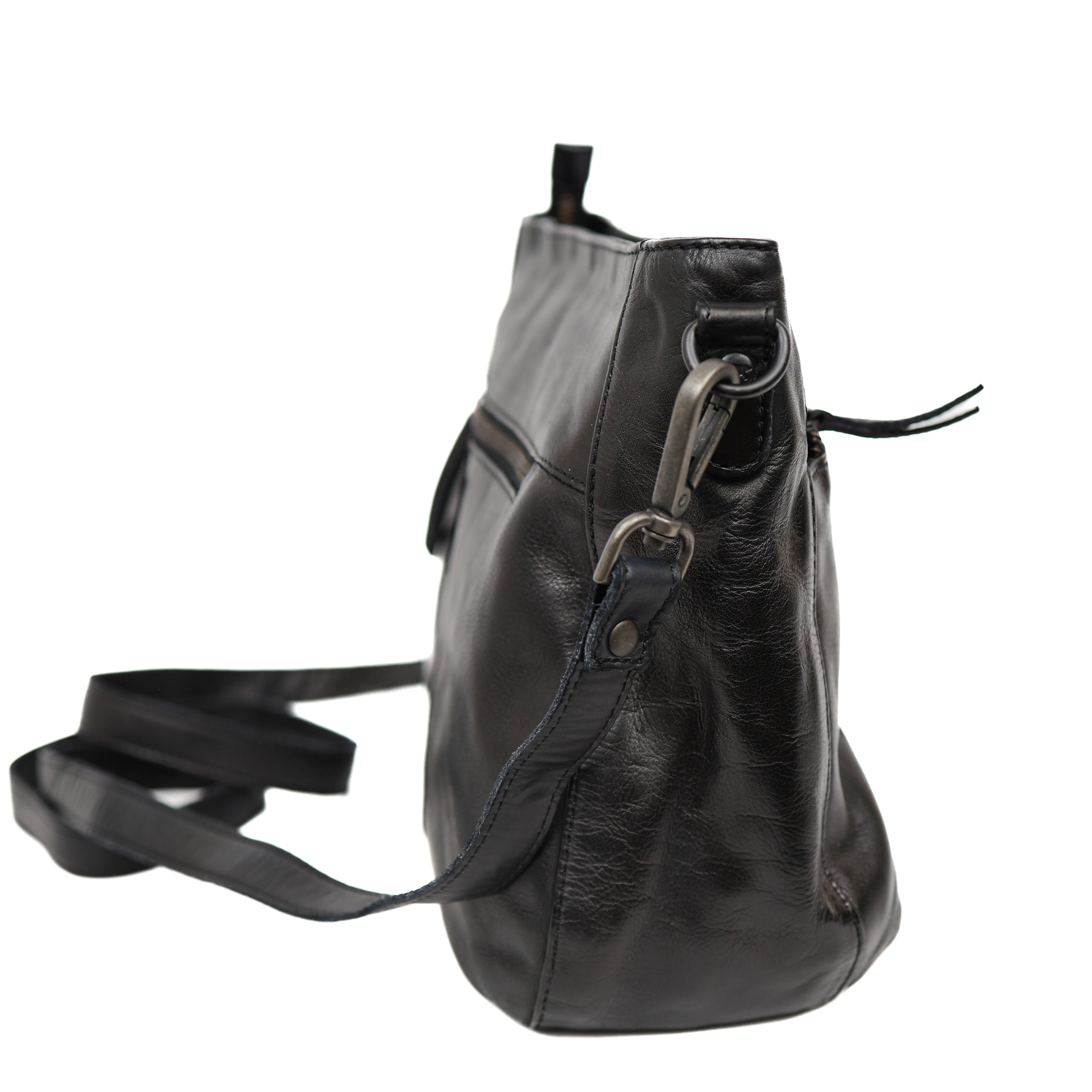 Hand-/Umhängetasche 'Jade' Schwarz