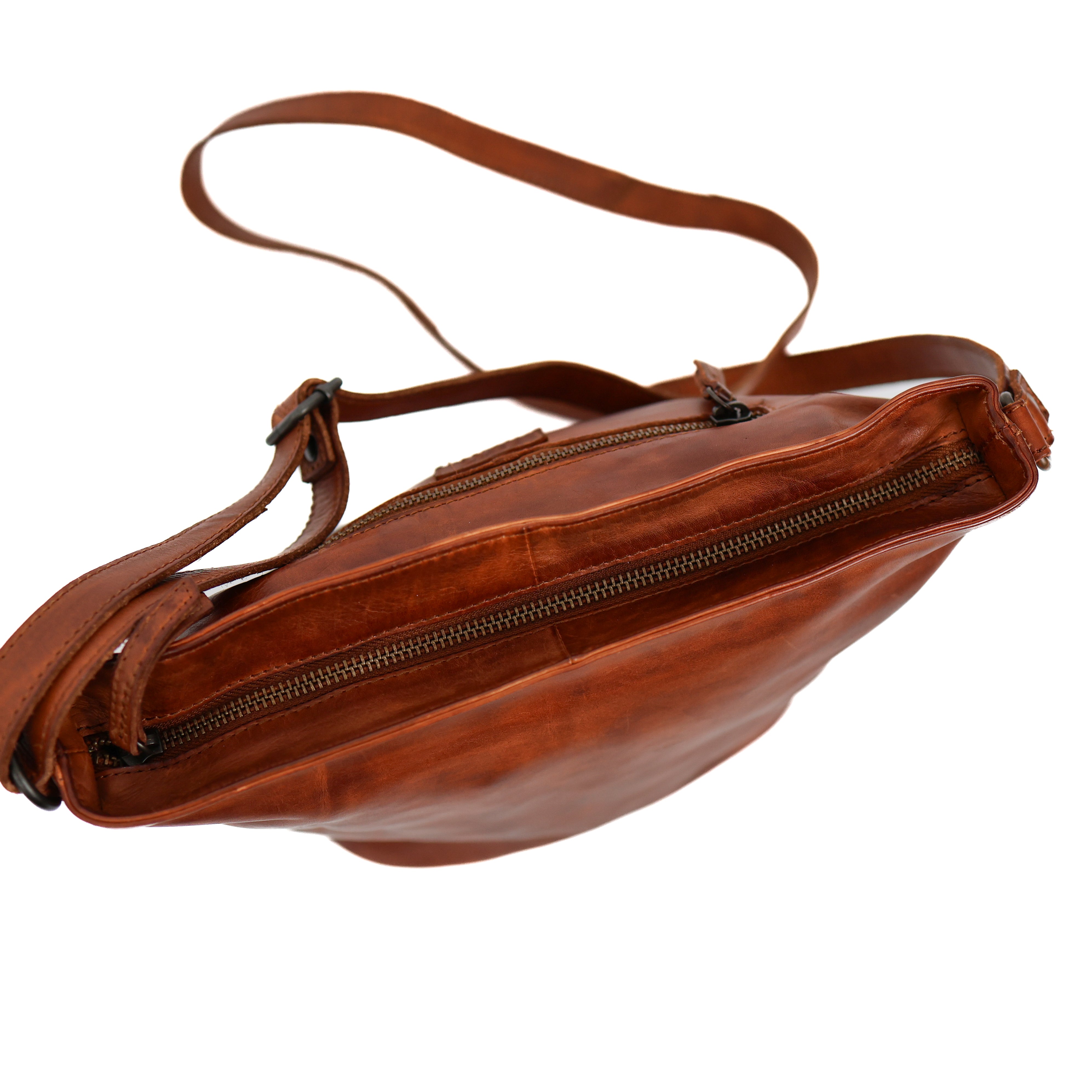 Umhängetasche 'Suze' Cognac