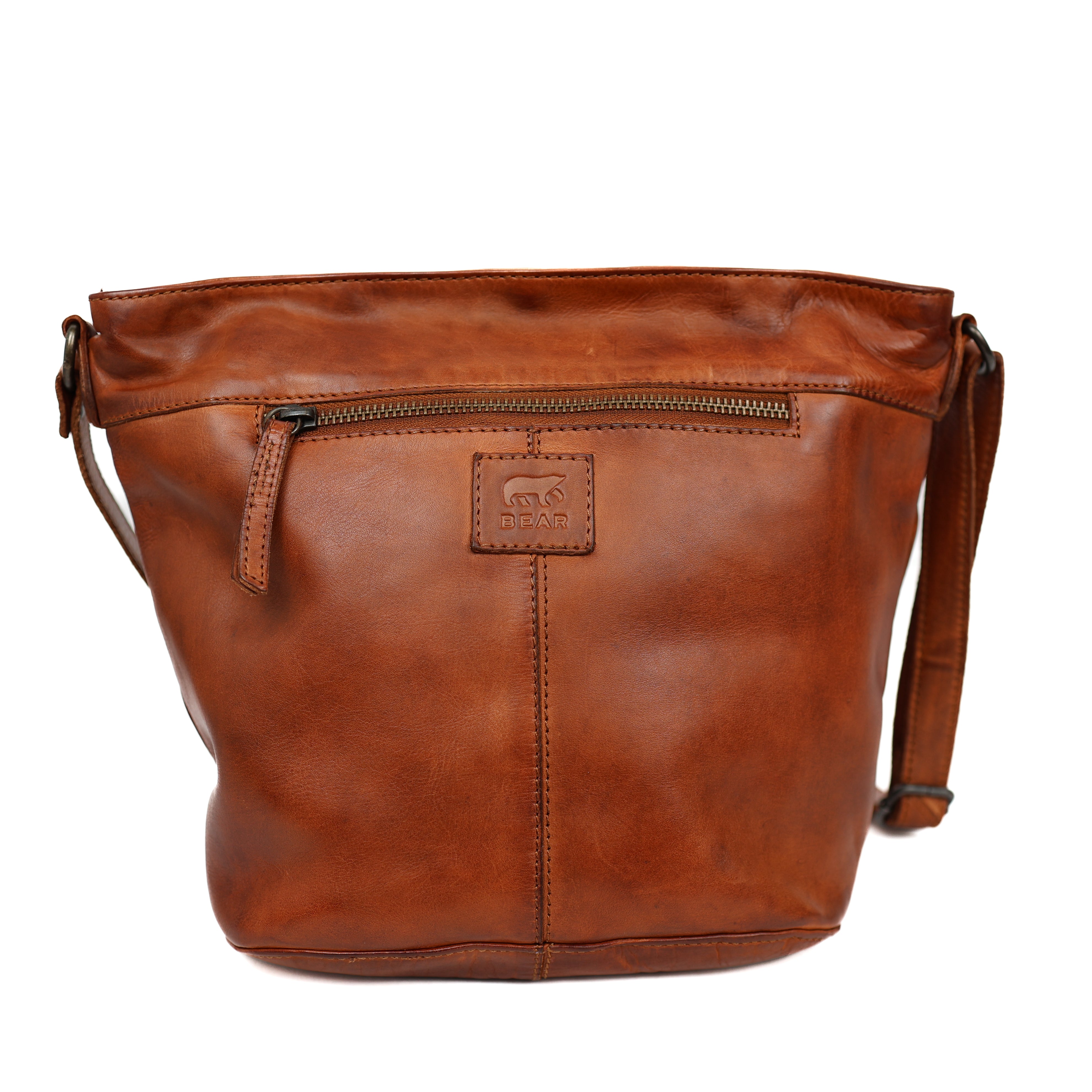 Umhängetasche 'Suze' Cognac