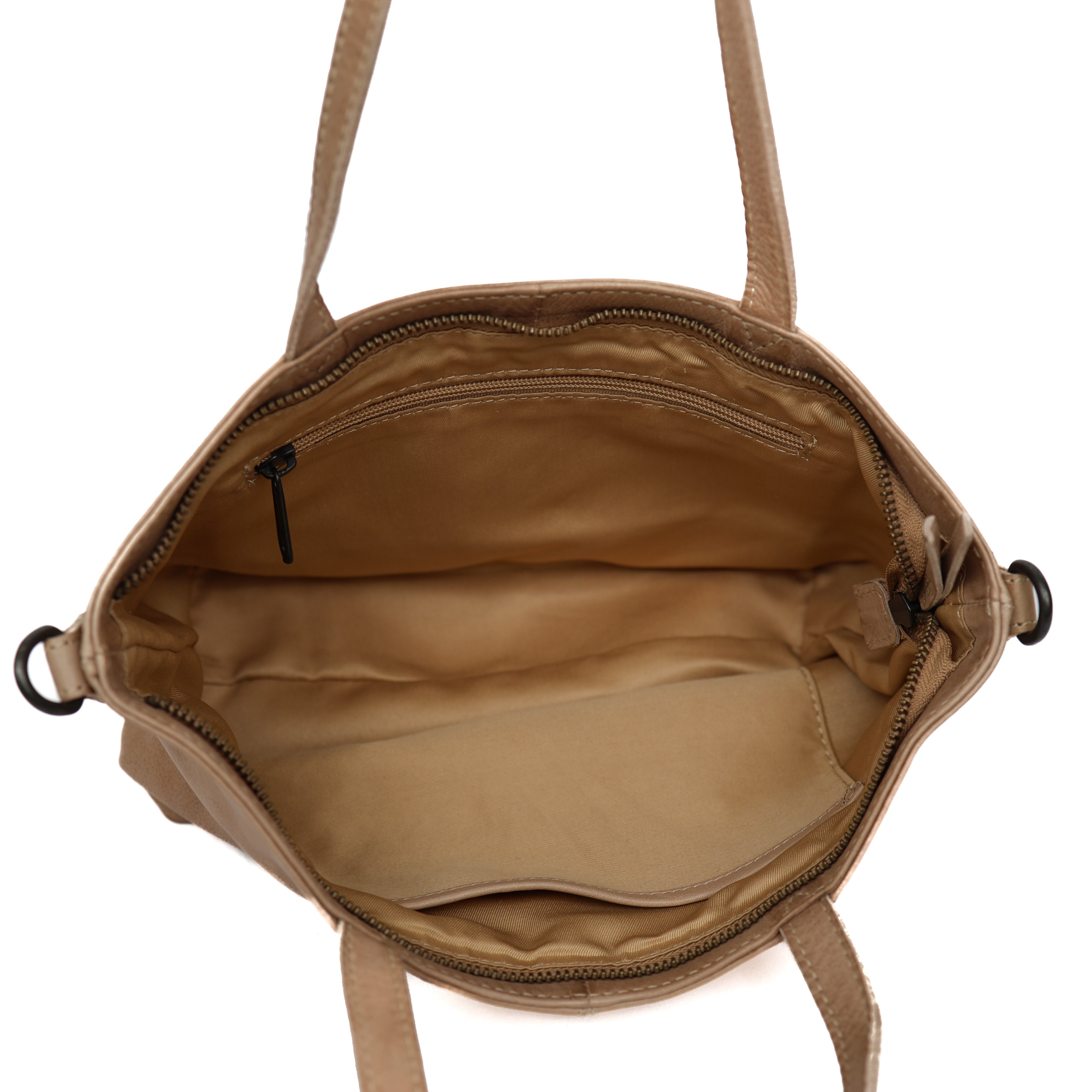 Kleine Handtasche/Umhängetasche 'Lola' Beige