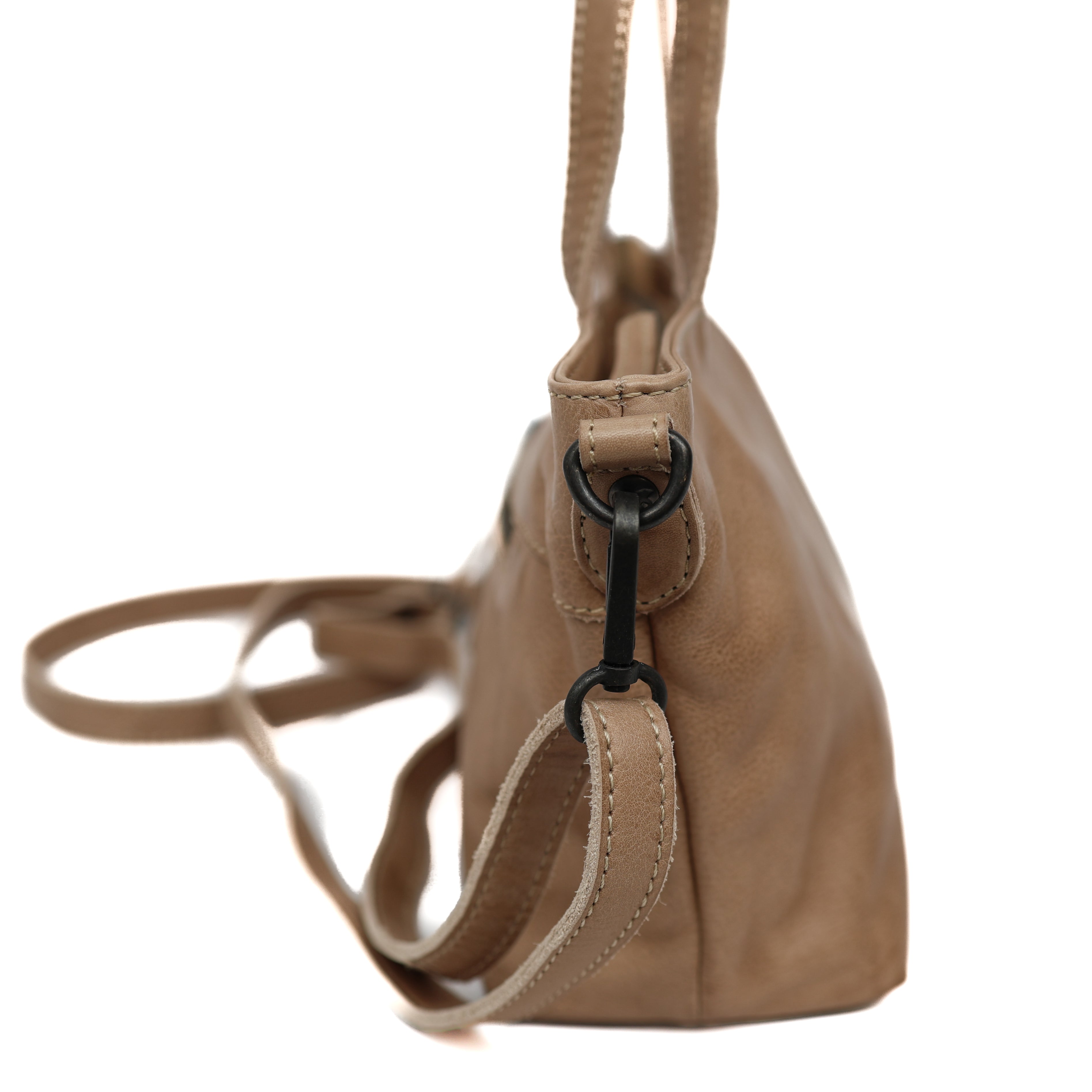 Kleine Handtasche/Umhängetasche 'Lola' Beige