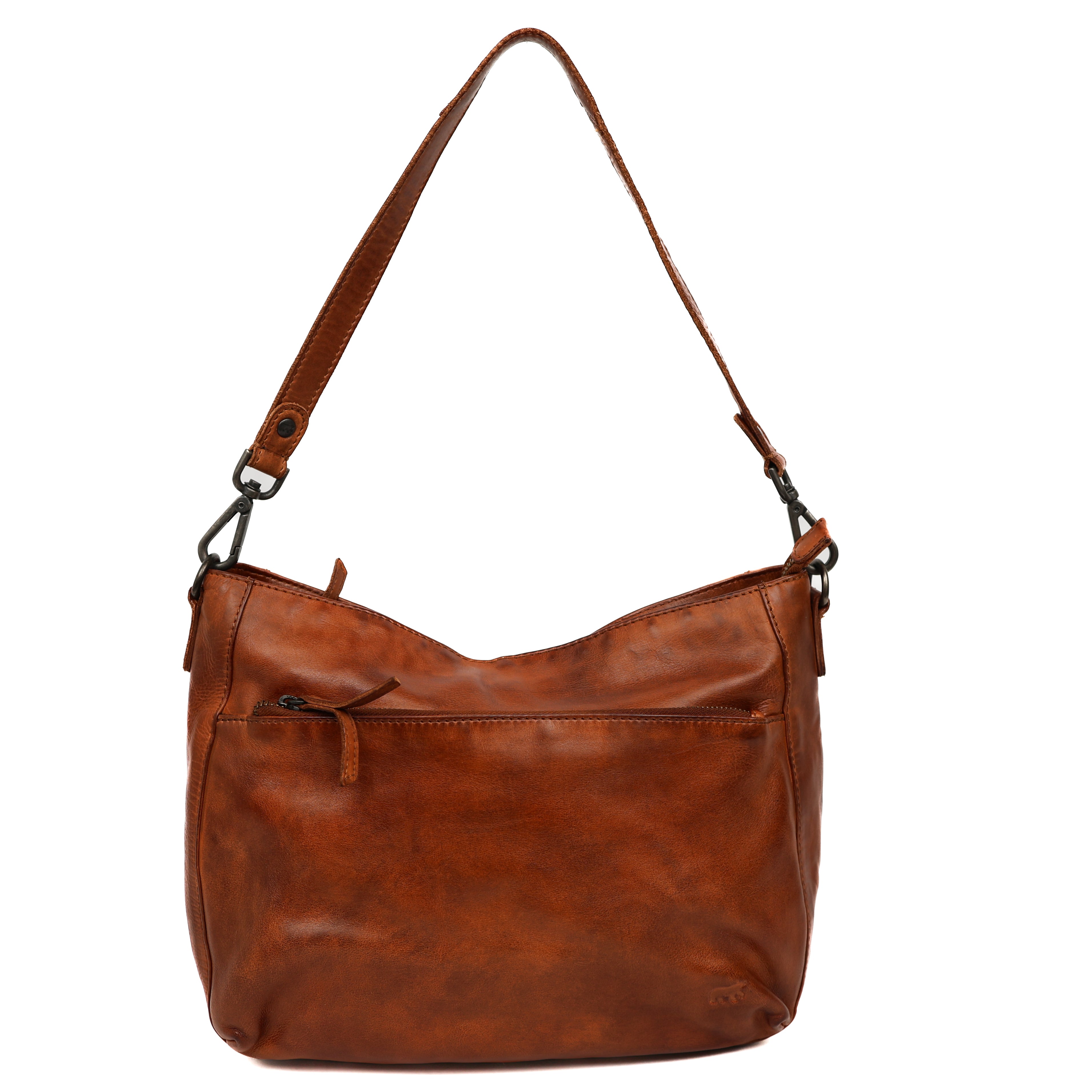 Hand-/Umhängetasche 'Jade' Cognac