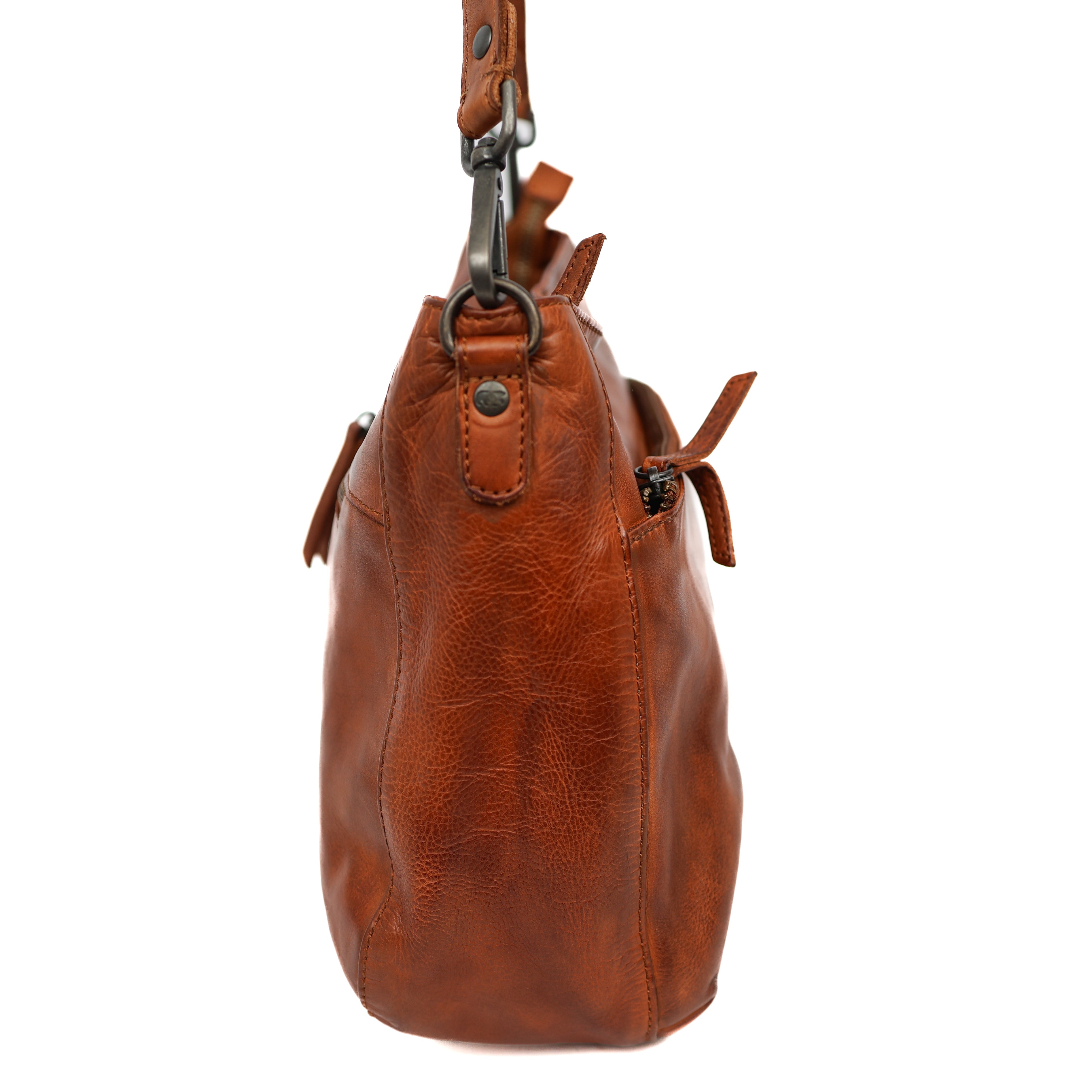 Hand-/Umhängetasche 'Jade' Cognac