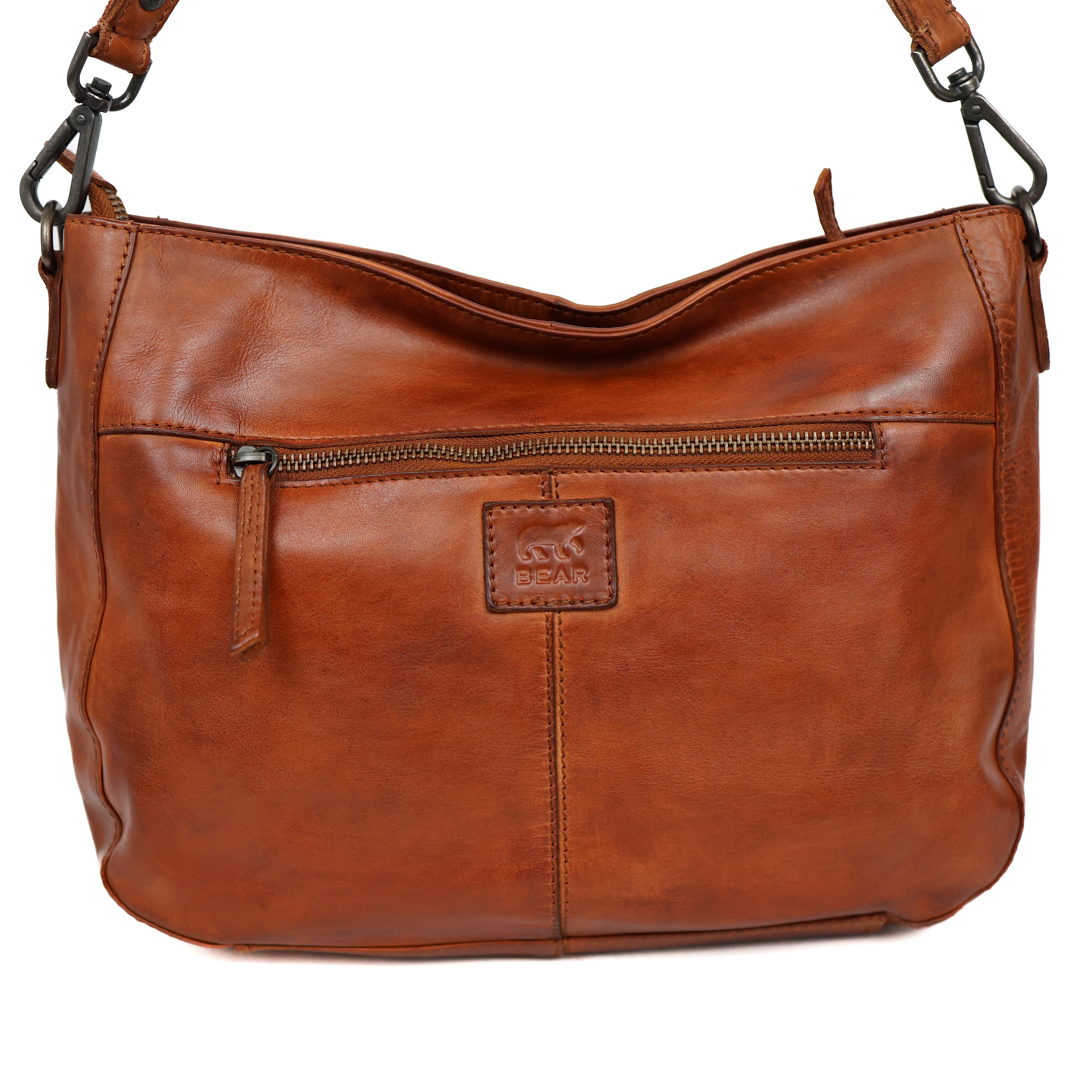 Hand-/Umhängetasche 'Jade' Cognac