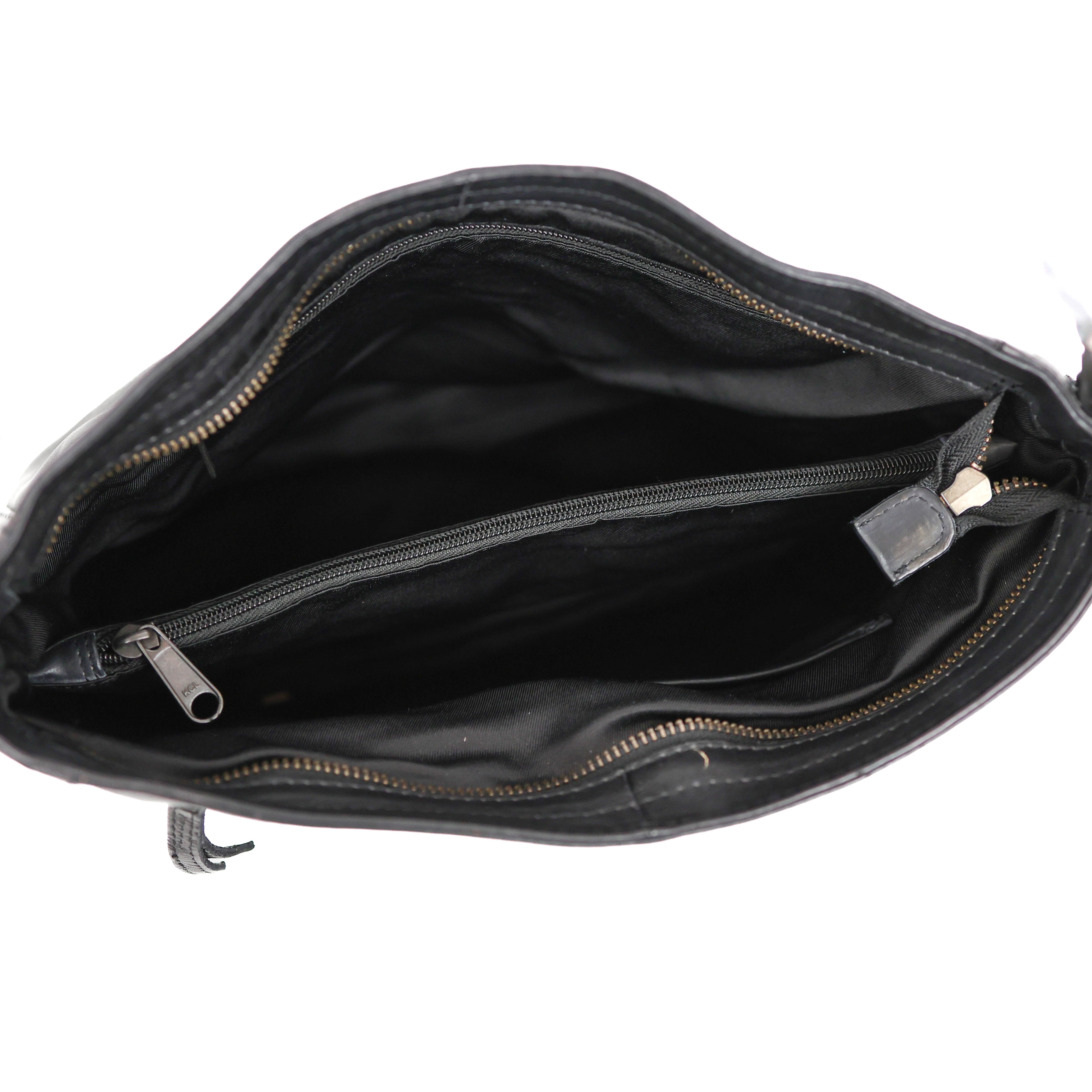 Hand-/Umhängetasche 'Jade' Schwarz