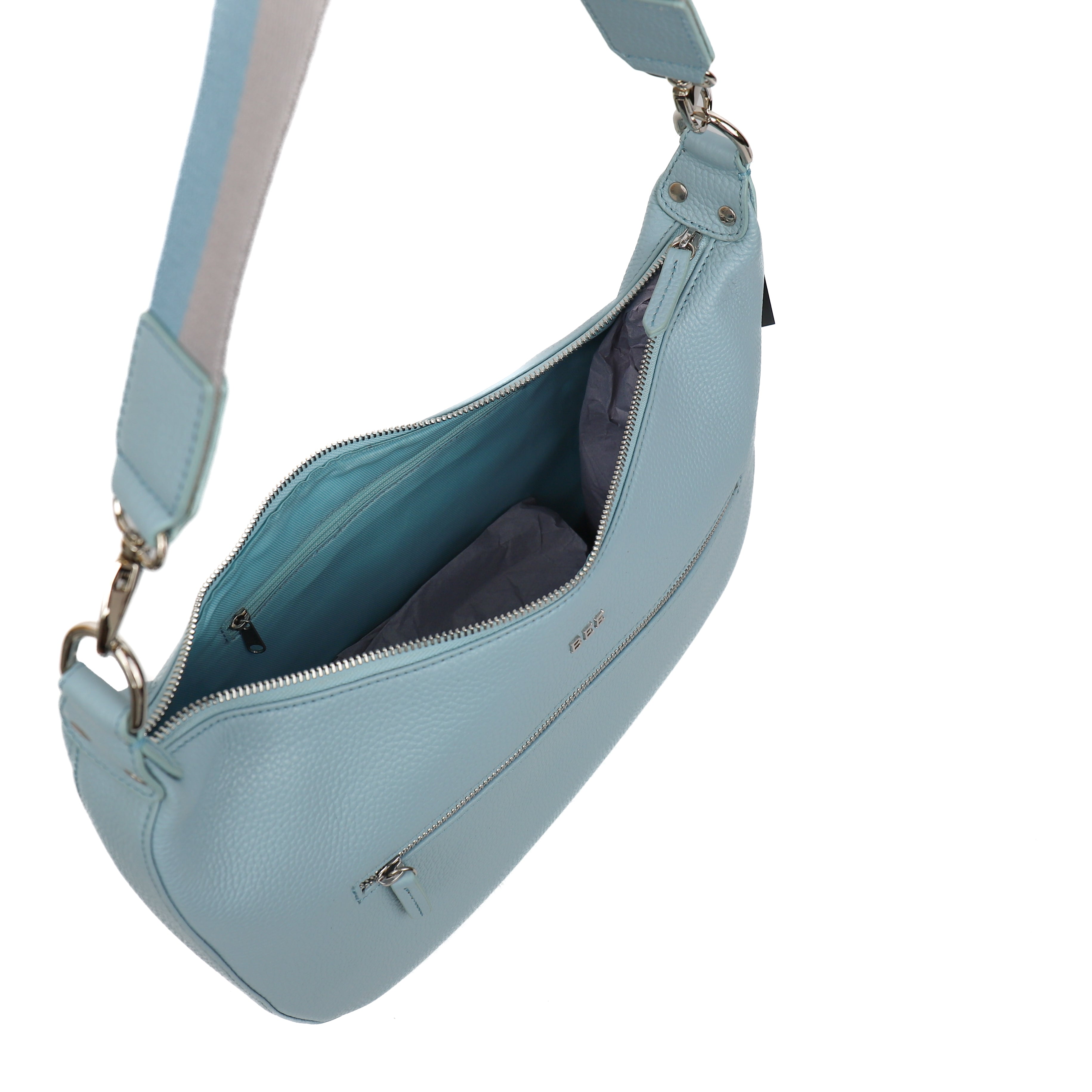 Hand-/Umhängetasche 'Lotus' Skyblue