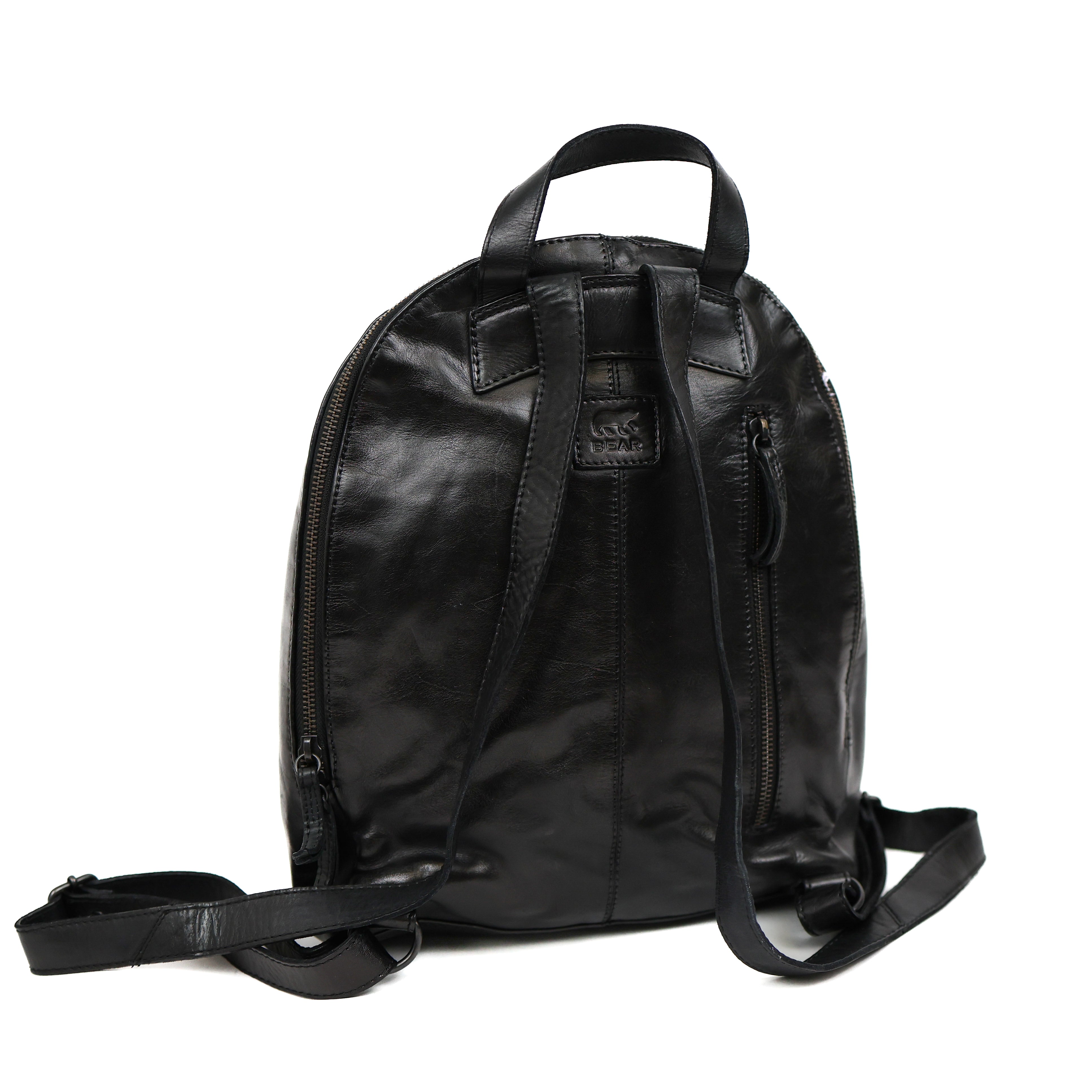 Mittlerer Rucksack 'Monika' schwarz