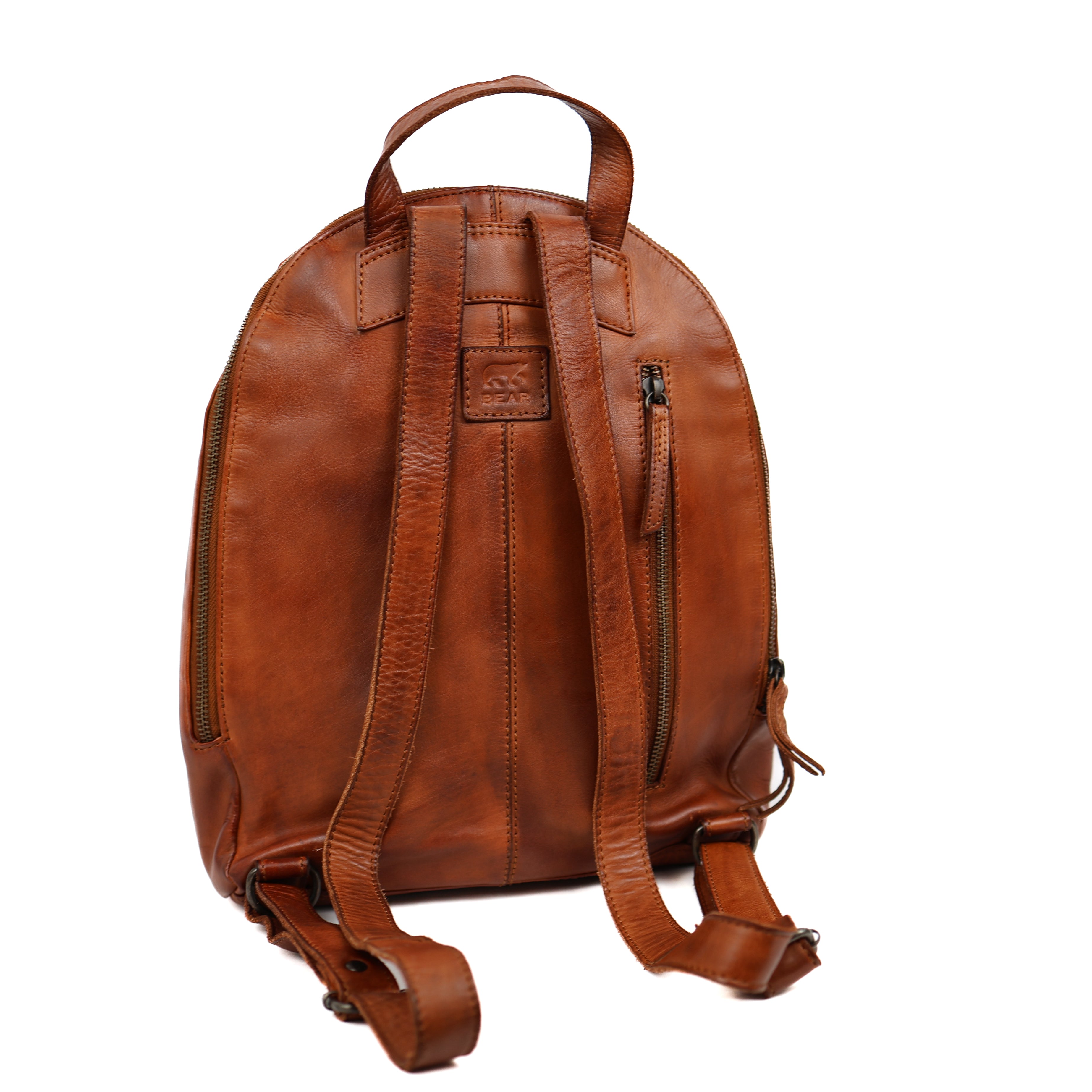 Mittlerer Rucksack 'Monika' Cognac
