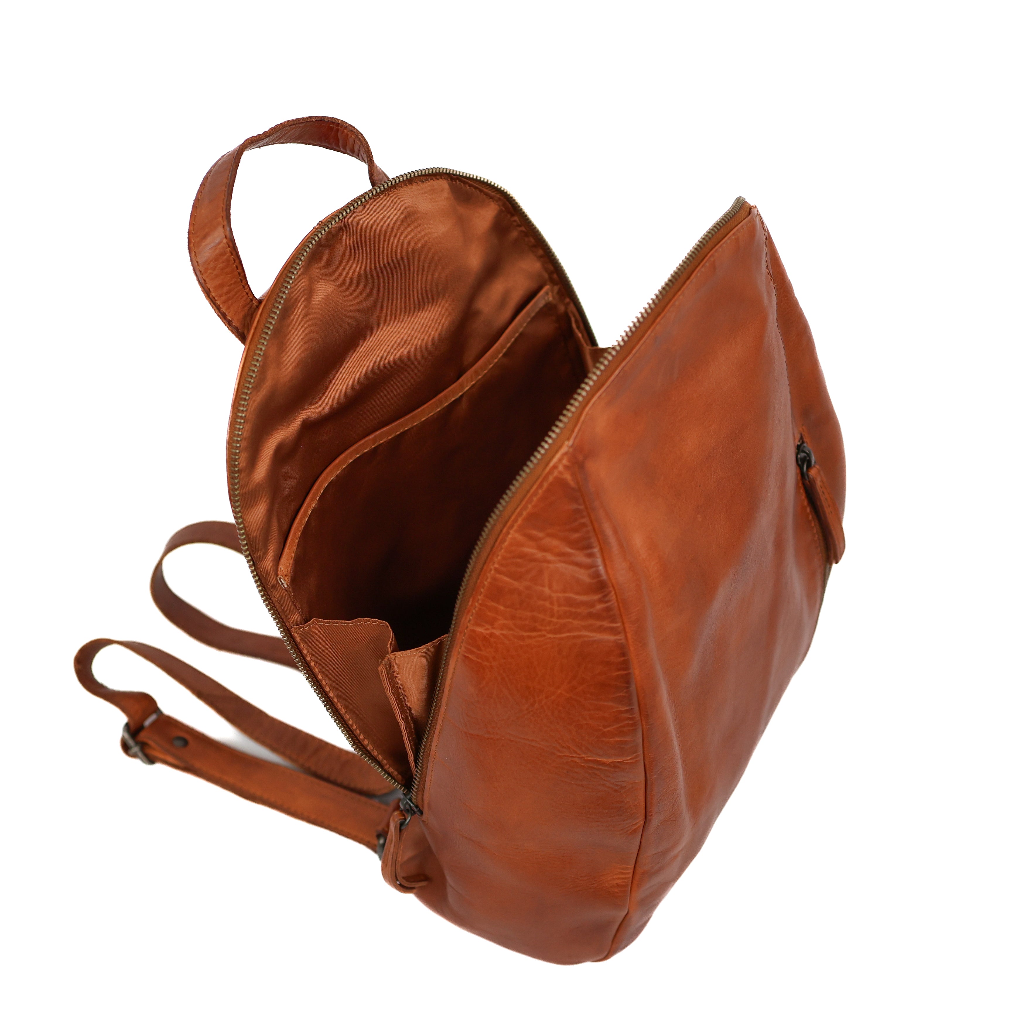 Mittlerer Rucksack 'Monika' Cognac