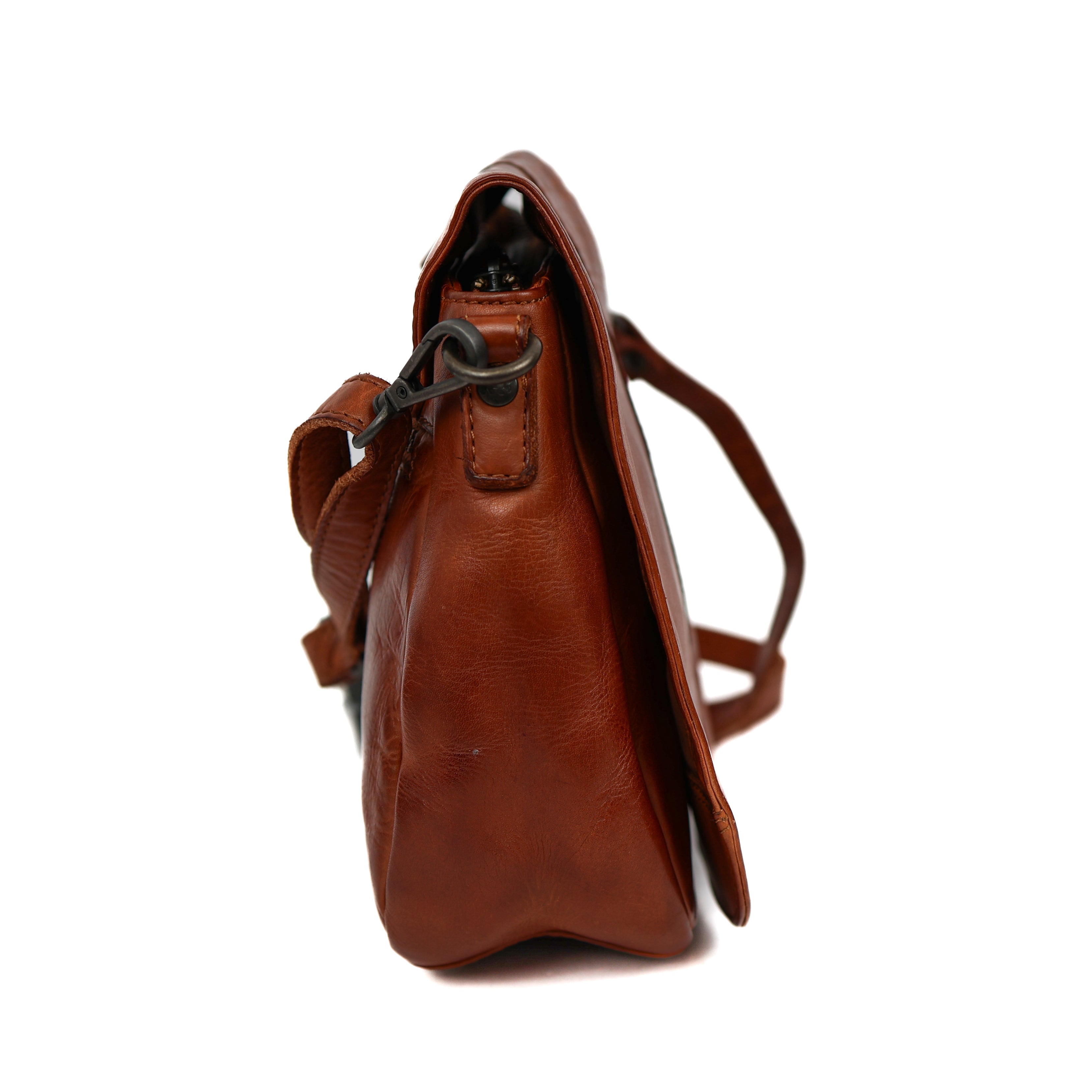 Umhängetasche 'Jennie' Cognac Croco