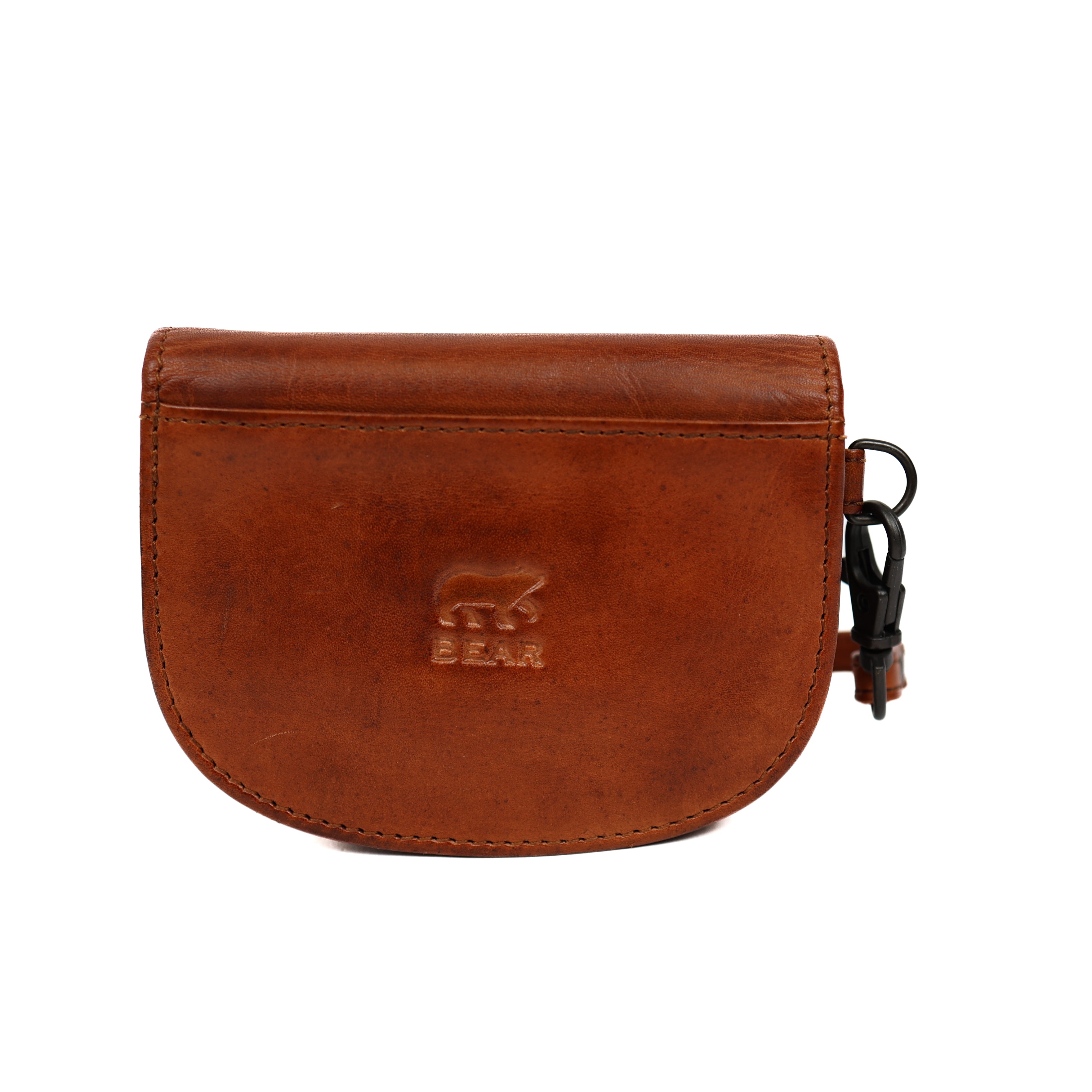 Geldbörse mit Handschlaufe 'Eva' Cognac