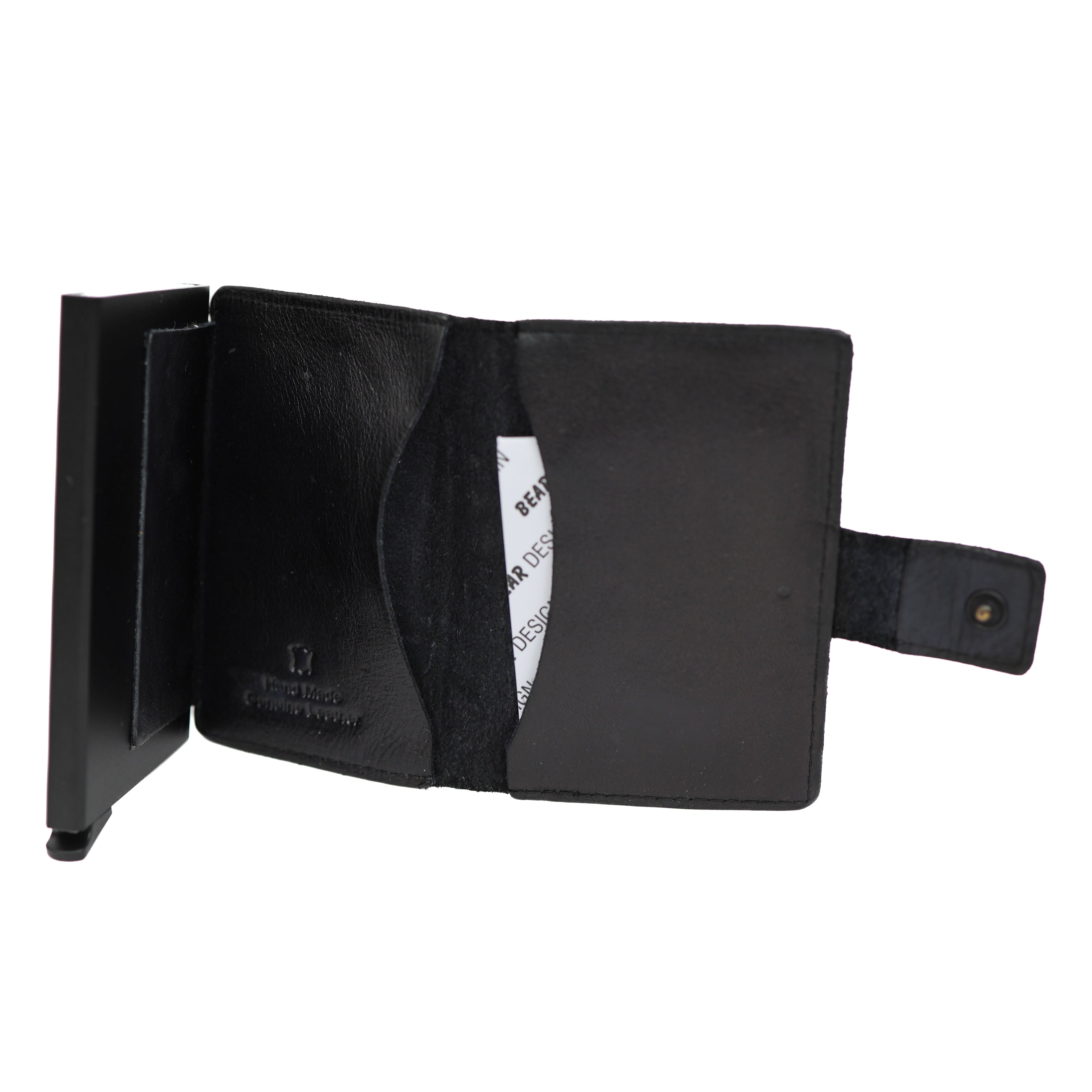 Kartenhalter 'Pip' Croco Schwarz