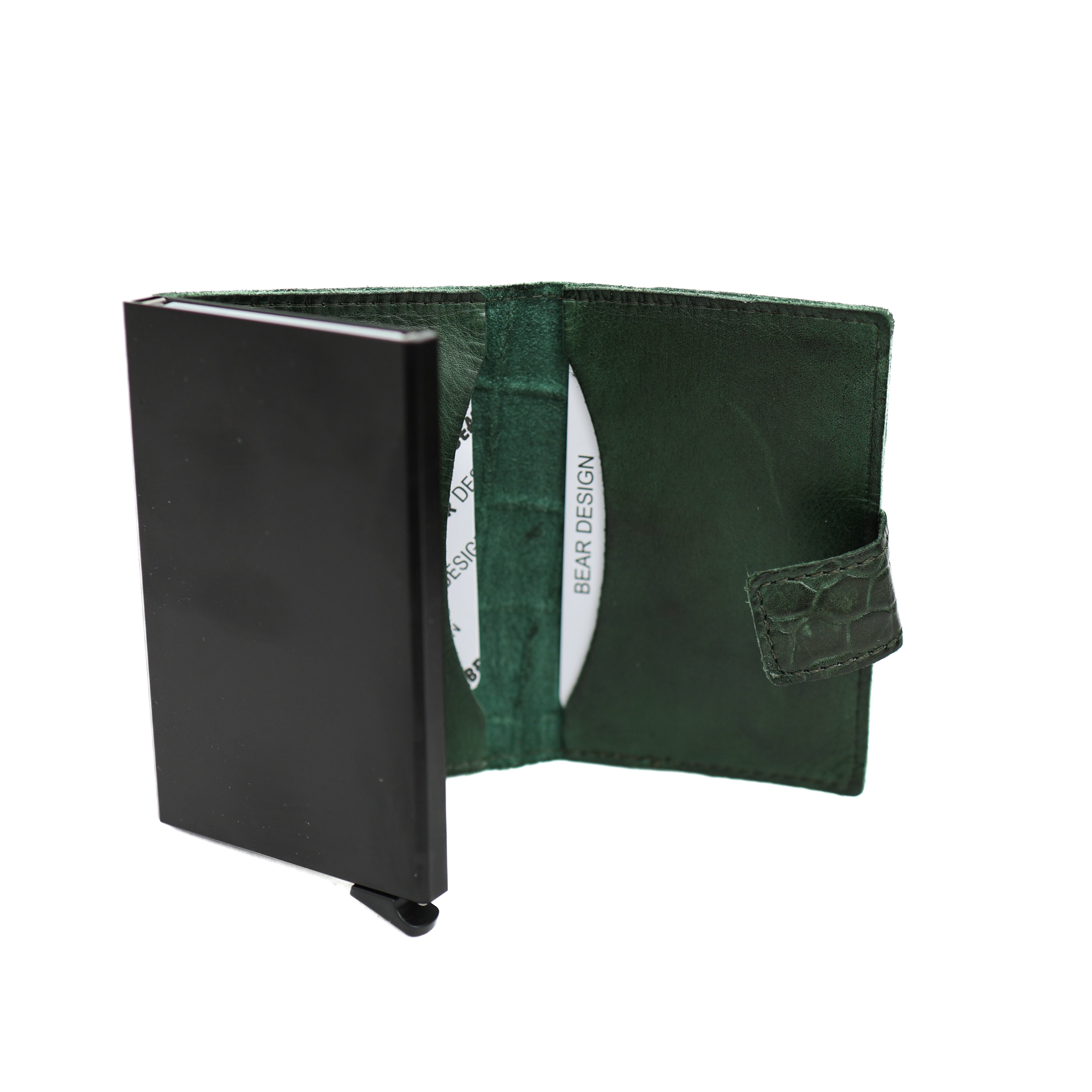 RFID Kartenhalter 'Pip' croco groen