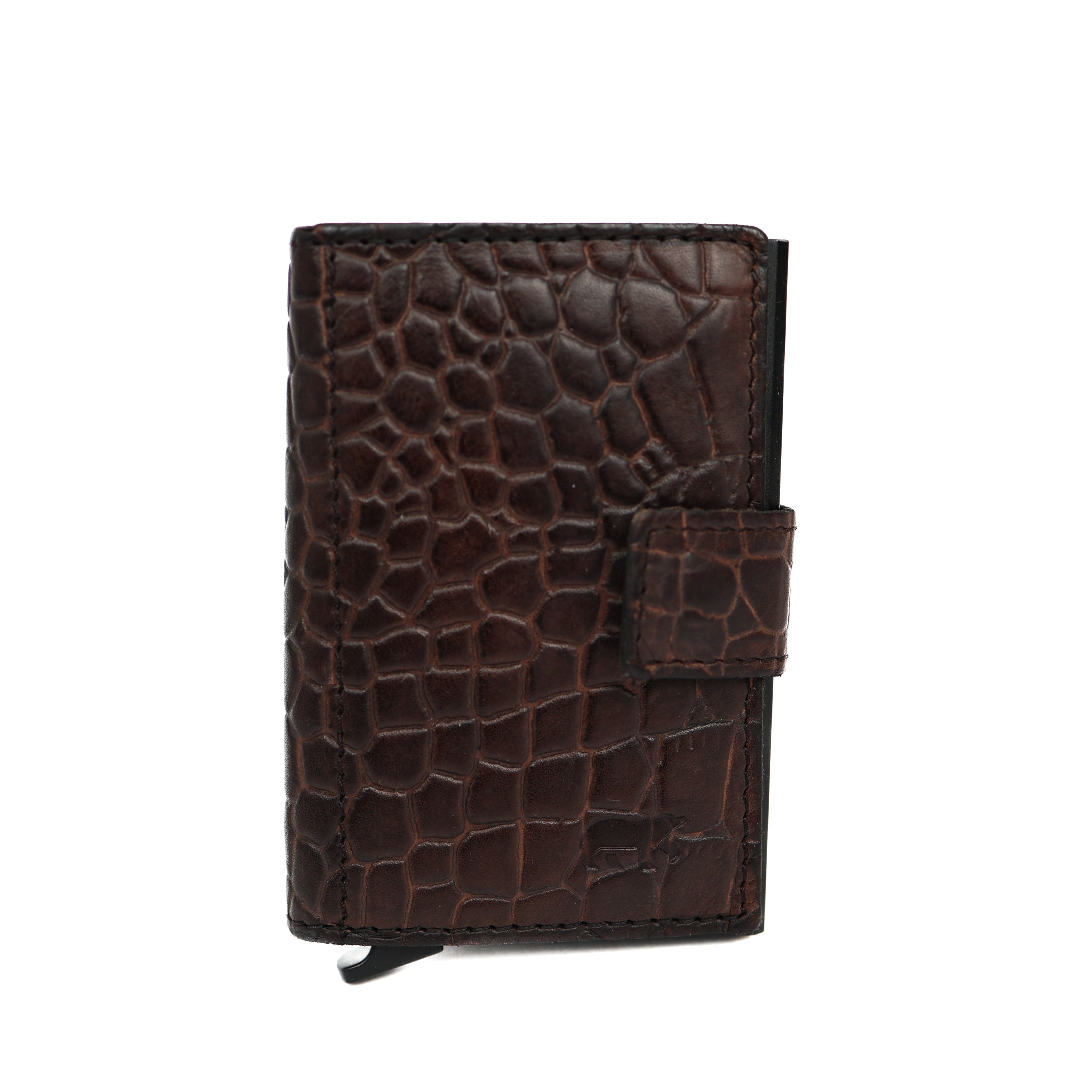 RFID Kartenhalter 'Pip' croco braun