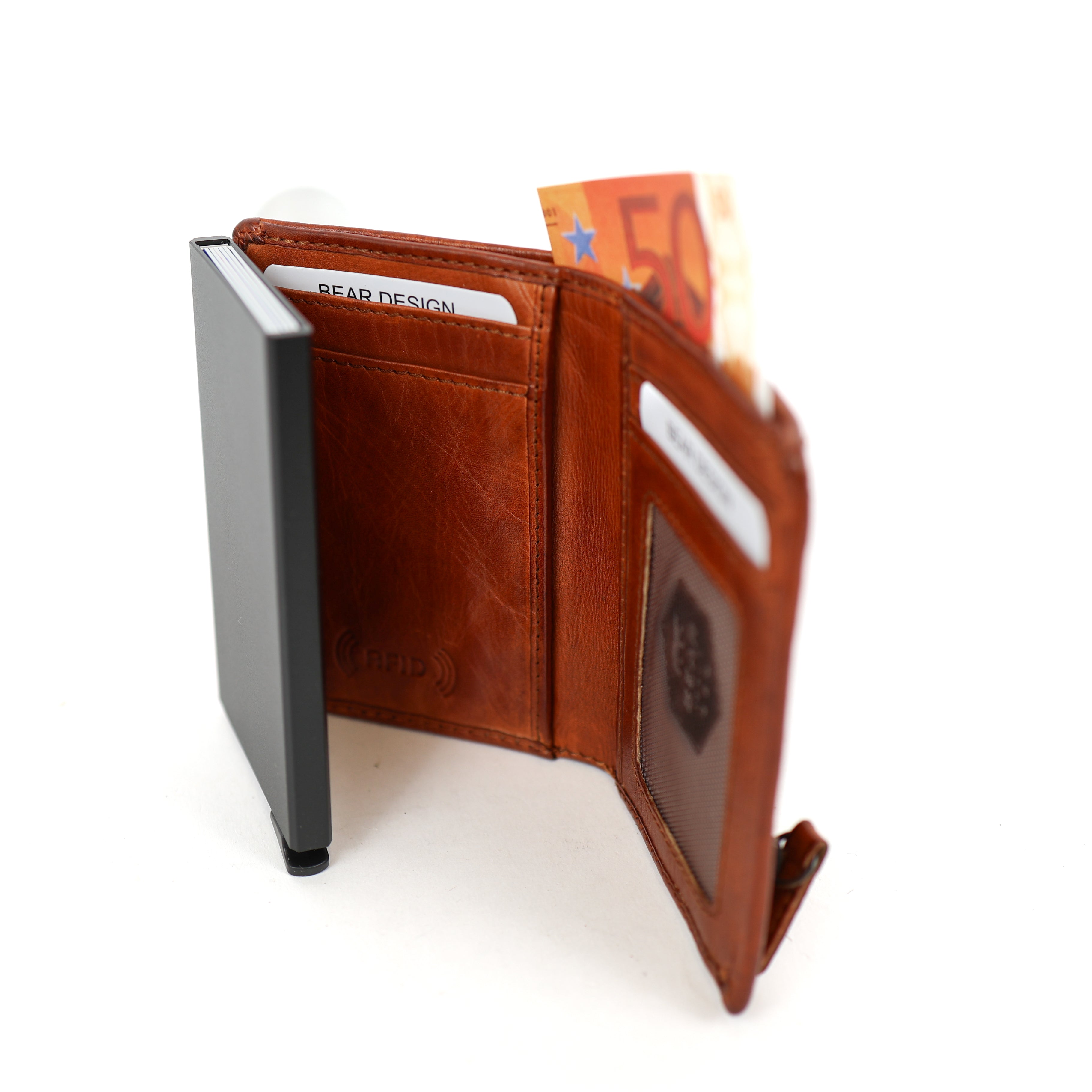 RFID-Kartenhalter 'Ruby' Cognac