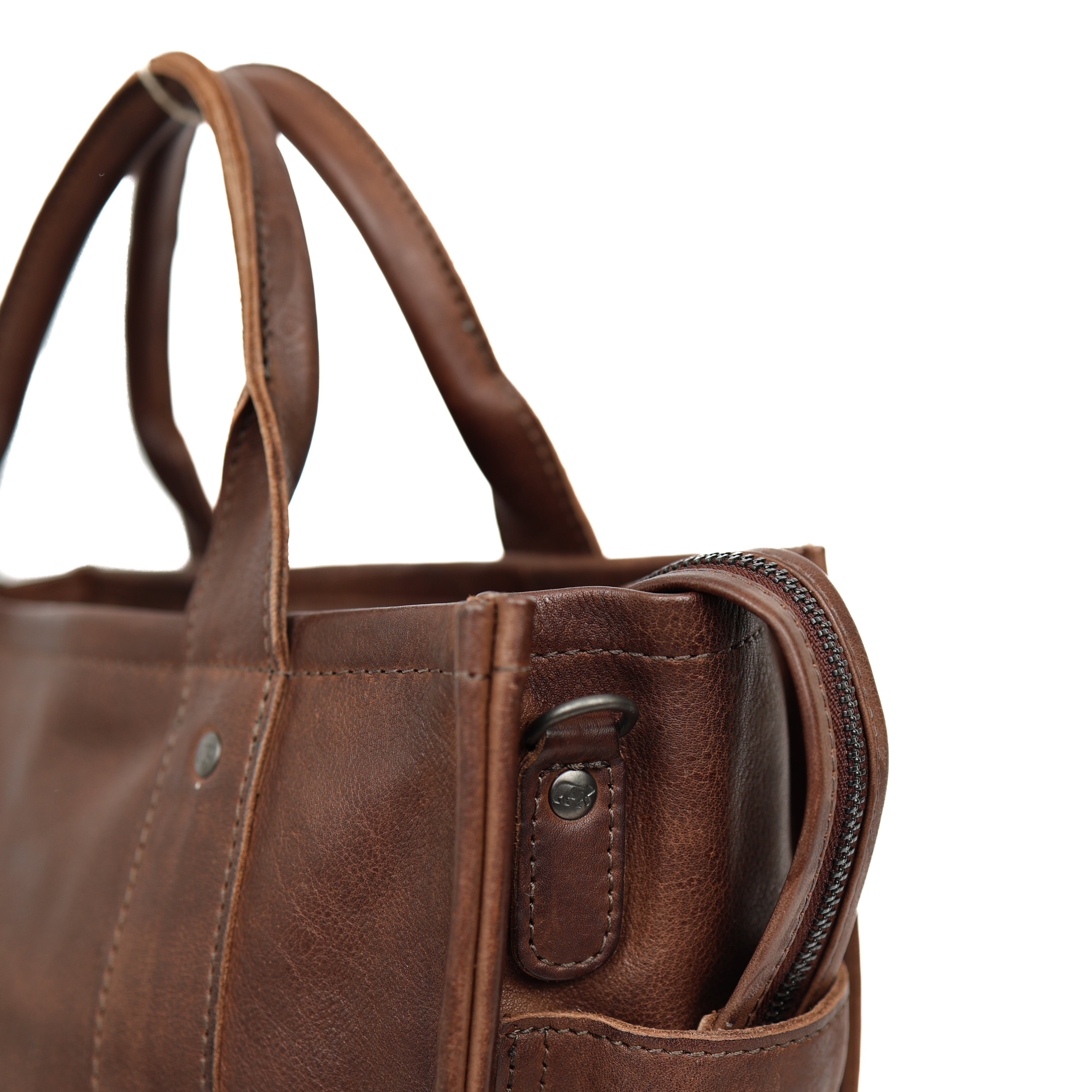 Tote Bag 'Pepe' L Dunkelbraun