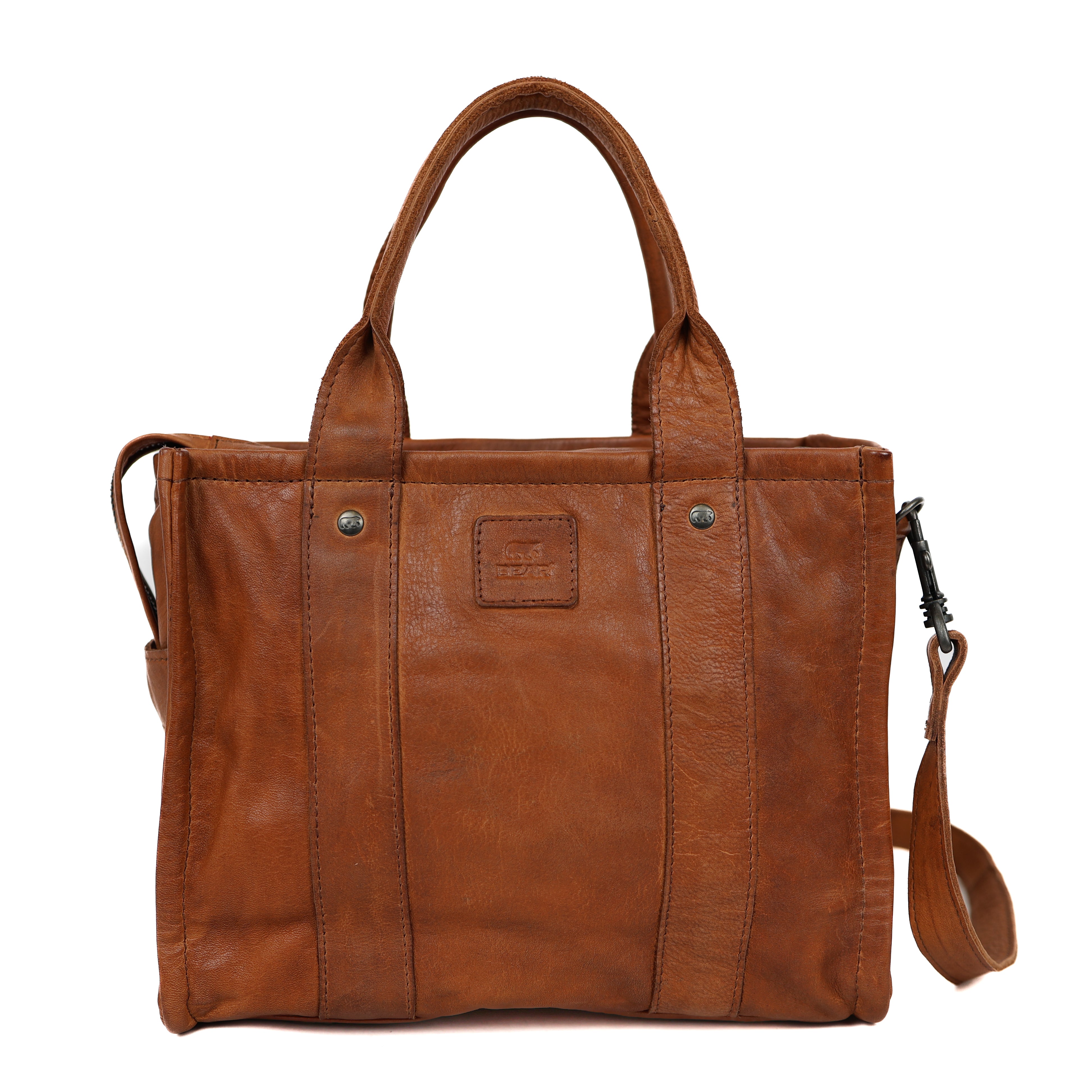 Tote Bag 'Pepe' M Cognac
