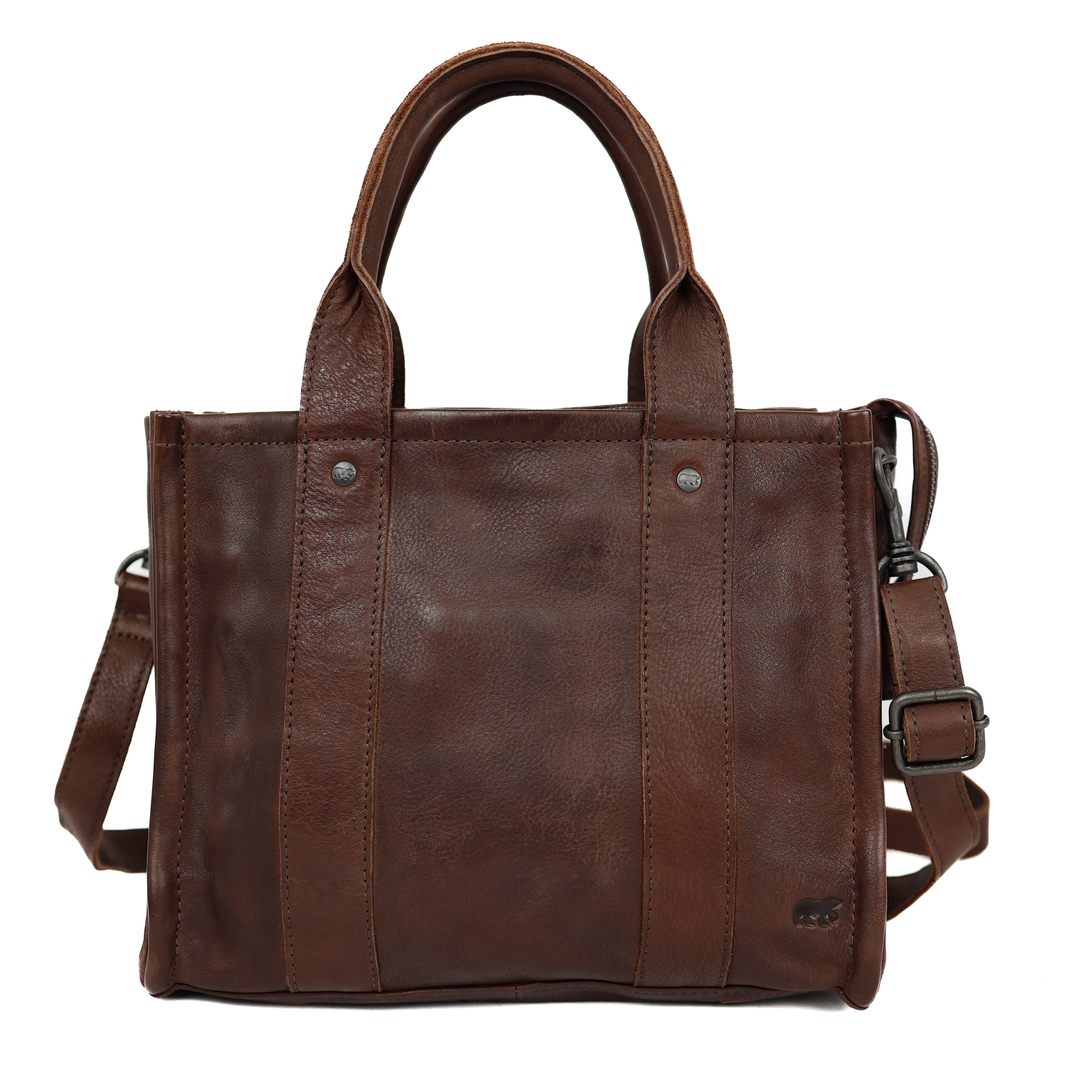 Tote Bag 'Pepe' M Dunkelbraun