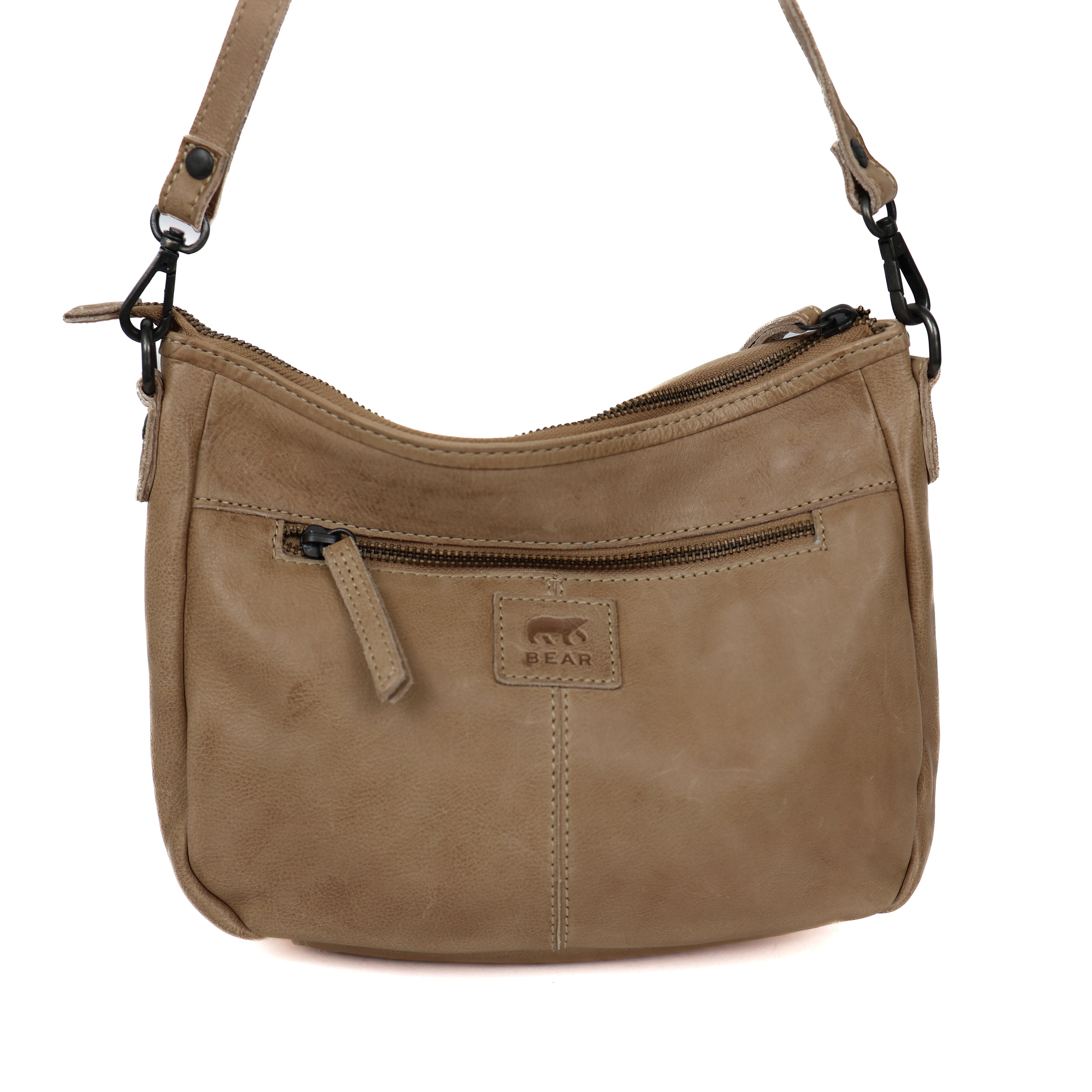Hand-/Umhängetasche 'Elvira' Geflochten Beige