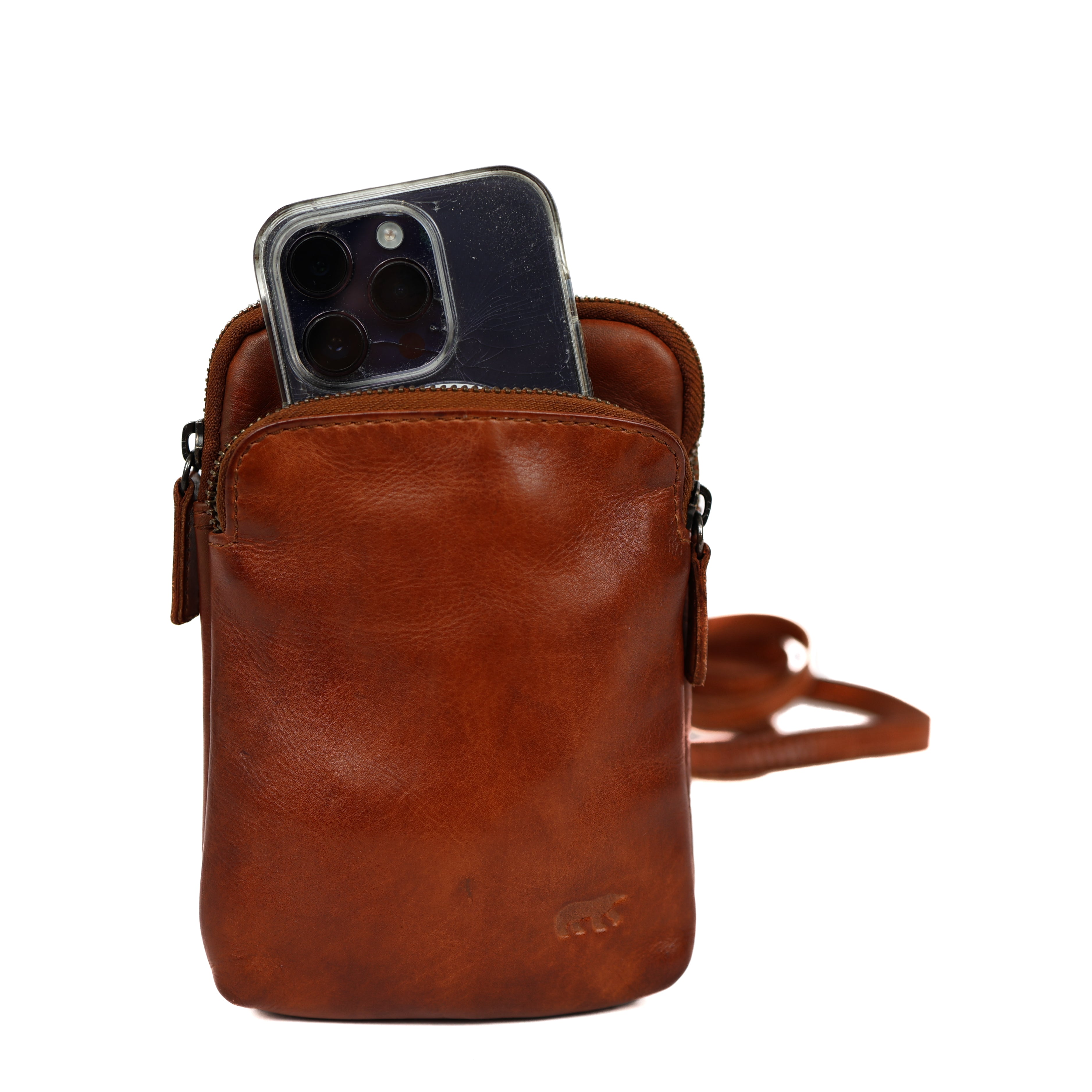 Handytasche 'Jack' Cognac
