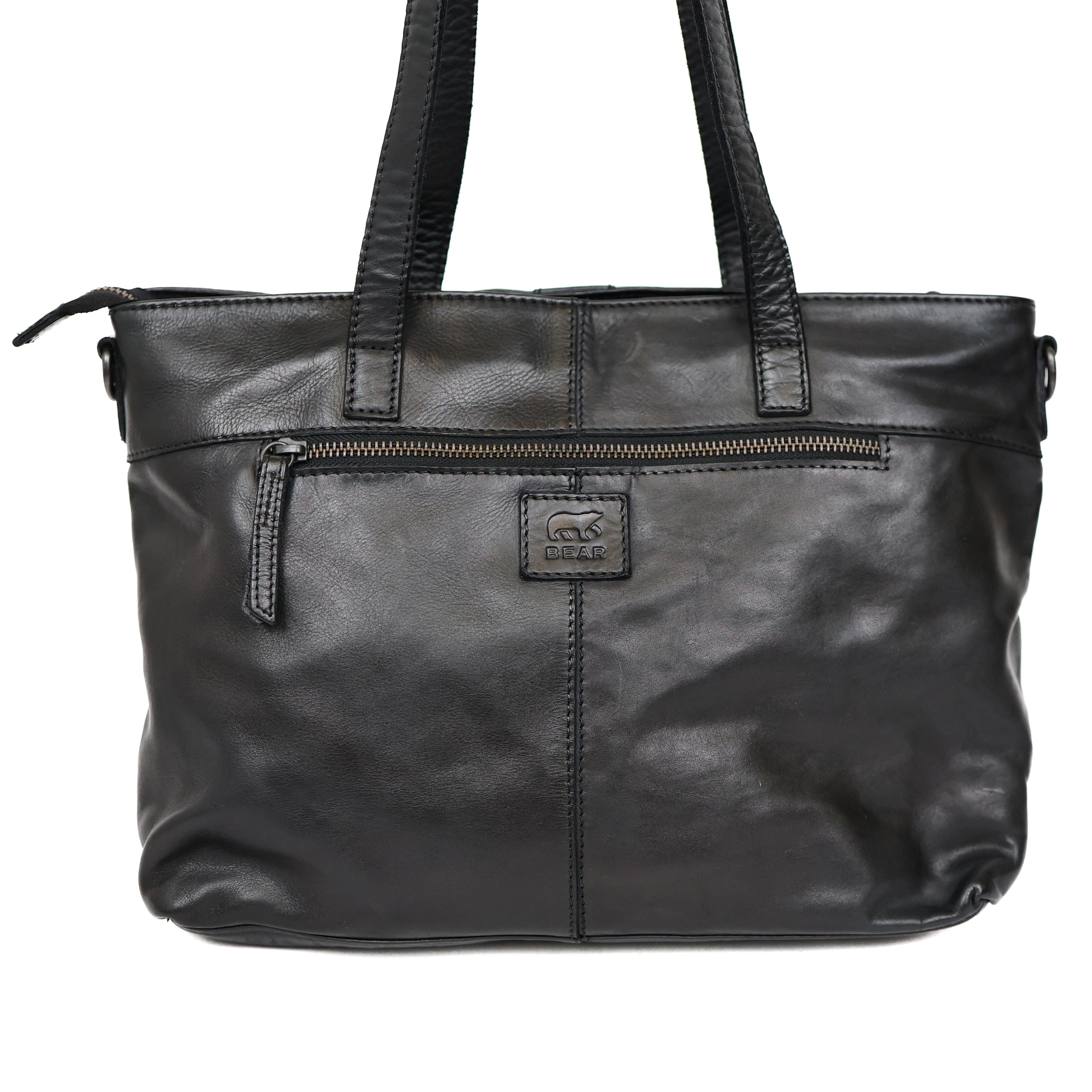 Hand-/Umhängetasche 'Fleur' Schwarz