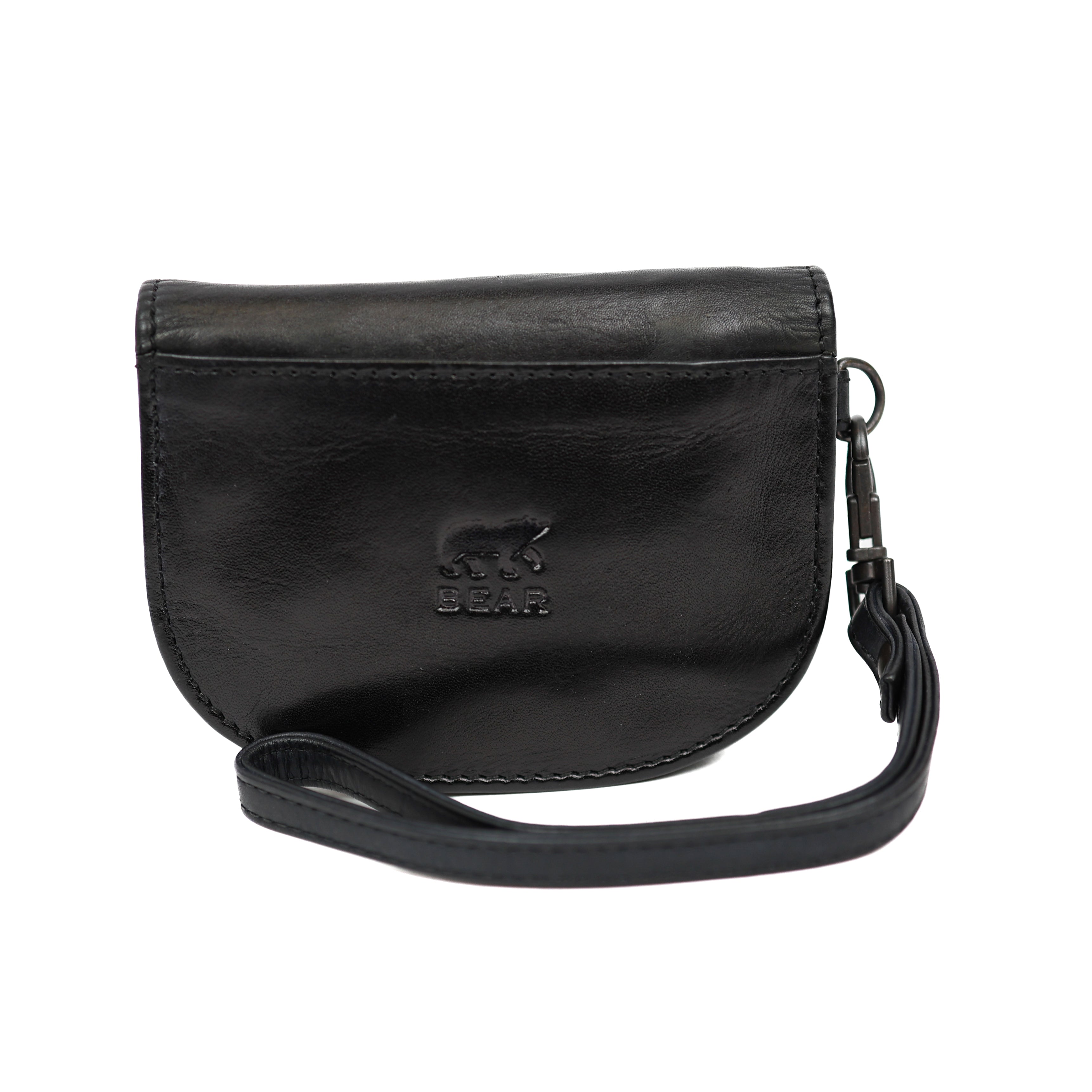 Geldbörse mit Handschlaufe 'Eva' Schwarz