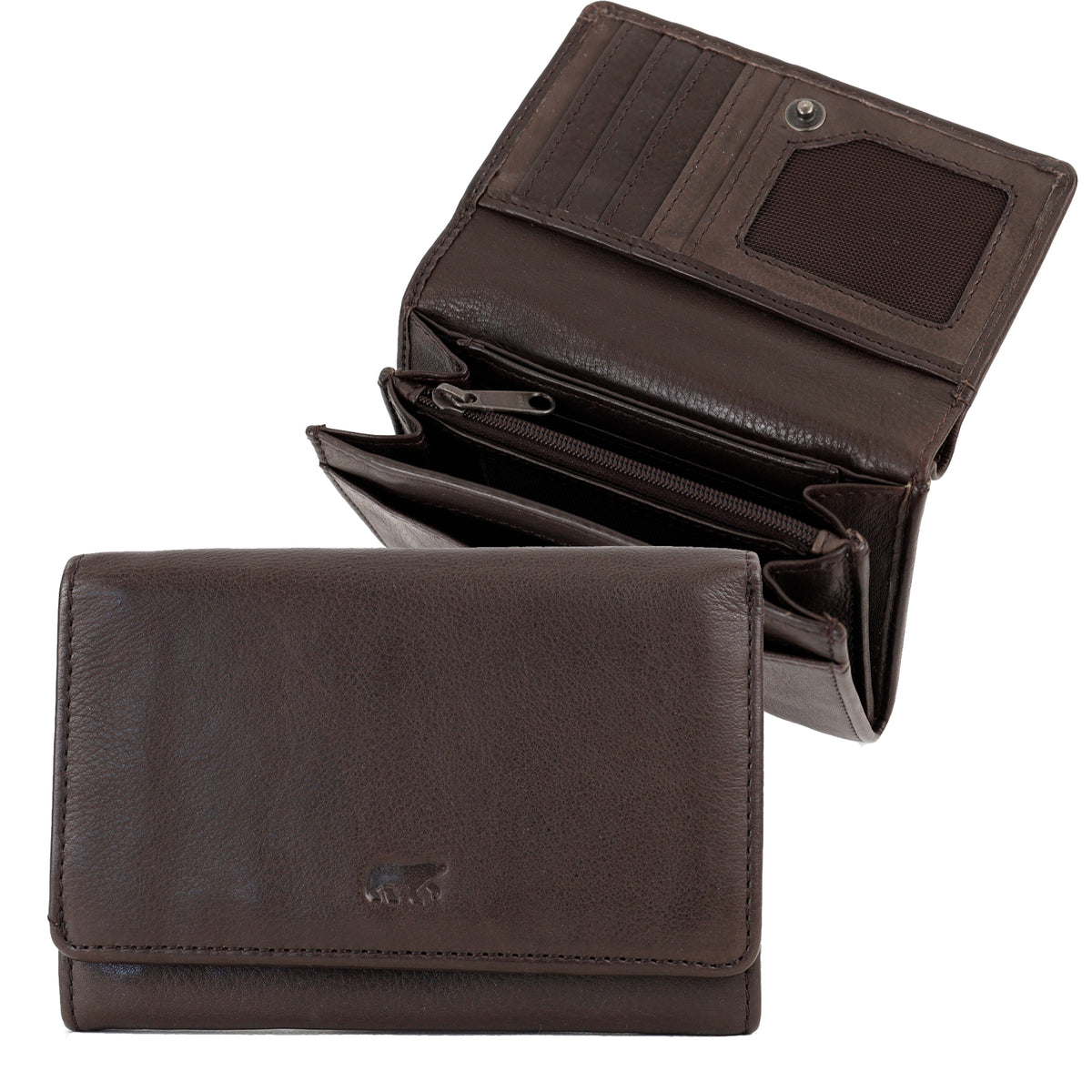 Wickelgeldbörse 'Flappie' Chocolate